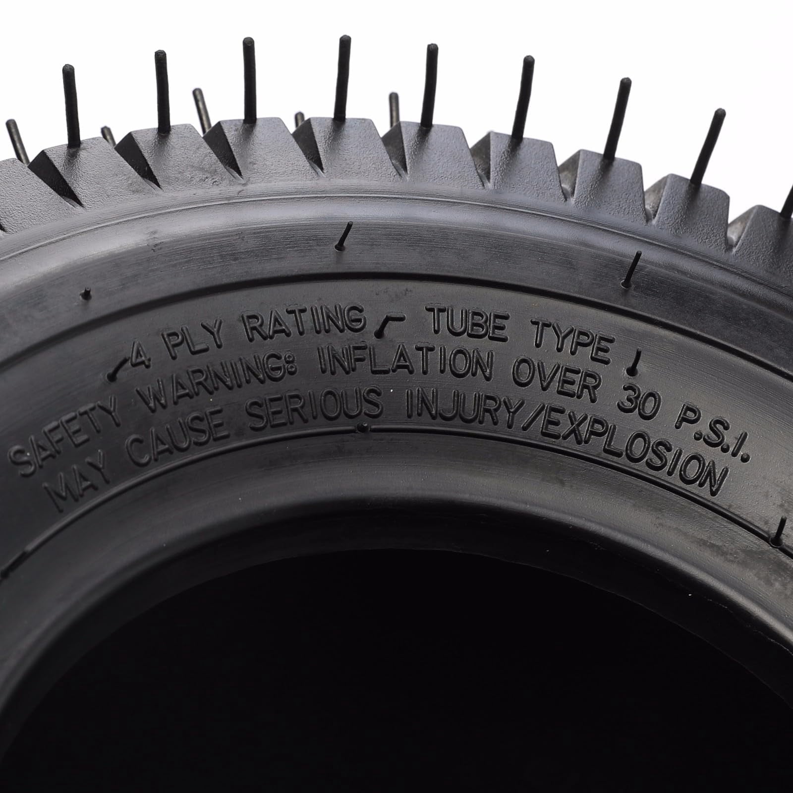 suisuitong 13x6.50-6 Tubeless Utility Tire (4PR Heavy-Duty Replacement for Lawn Mower, Golf Cart, ATV, 6 in Rim) h157p