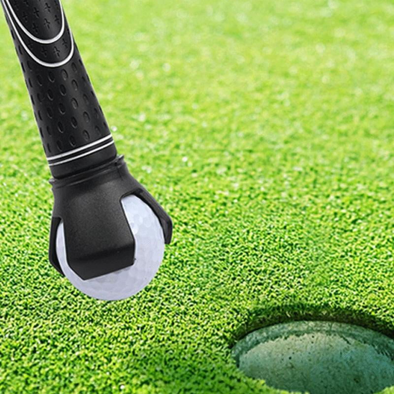 PLGEBR Golf Ball Retriever Tool for Putter Grip (Black, 1 Pack) 45ggu