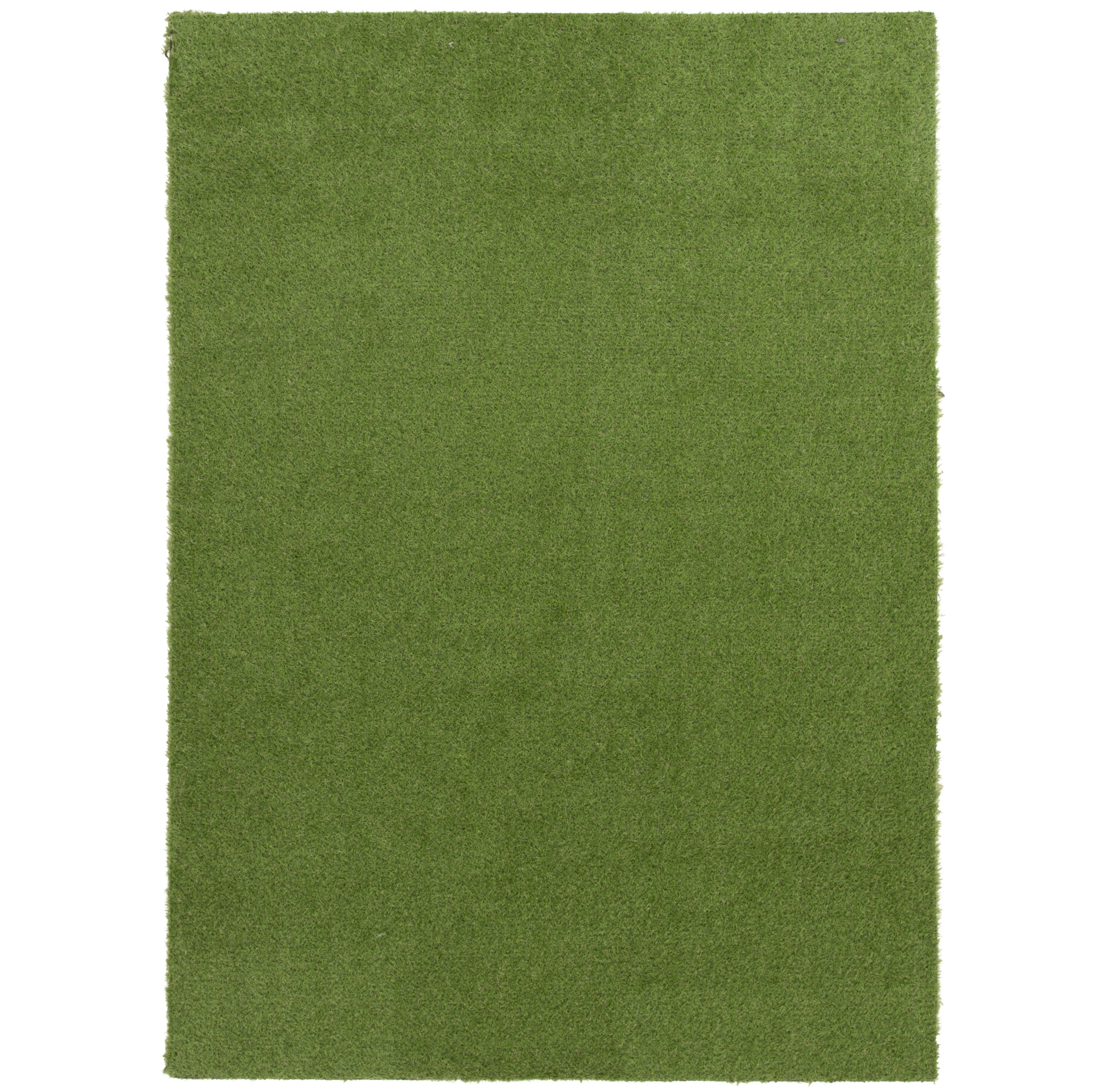 Mainstays Faux Grass Outdoor Rug, Weather-Resistant Synthetic Turf for Patio and Deck (Green, 7 ft x 10 ft) t07h1