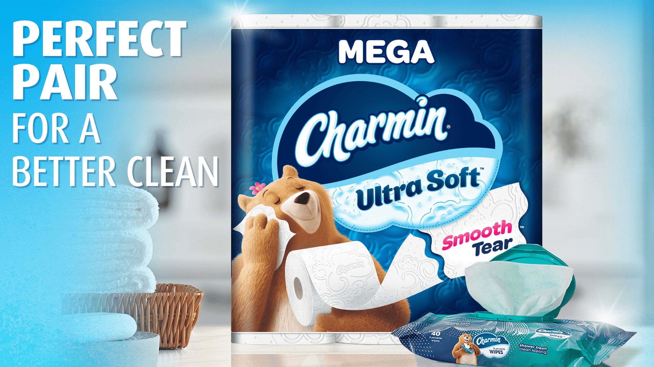 Charmin Ultra Soft Toilet Paper (12 Mega Rolls, 224 Sheets Per Roll) fbe06