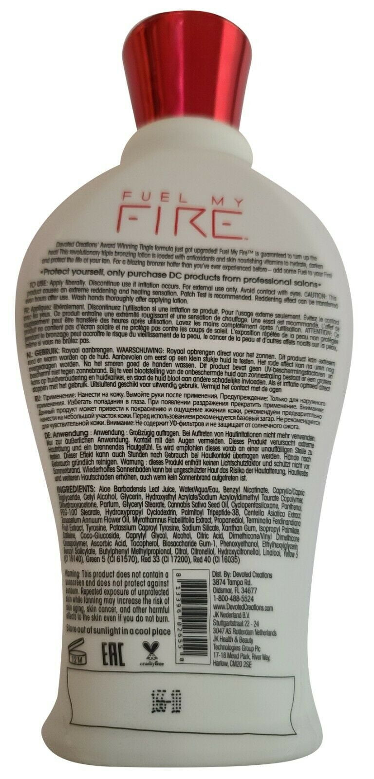 Devoted Creations Fuel My Fire Hydrating Sunless Tanning Lotion (12.25 fl oz) cfcw6
