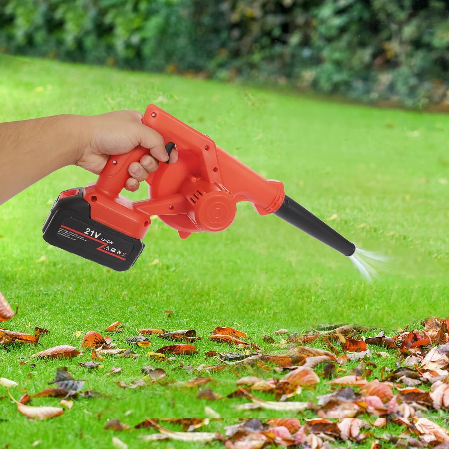 Dwellnix 2-in-1 Cordless Leaf Blower and Vacuum Cleaner (Black, 4.41 lb) i152n