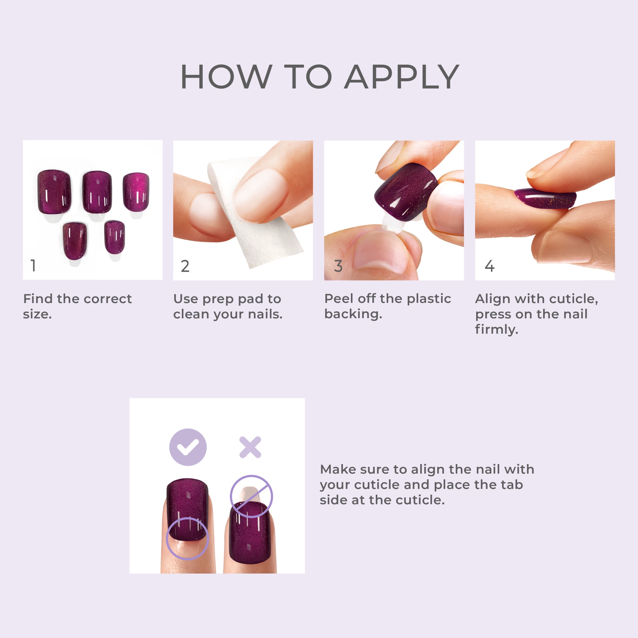KISS imPRESS Press-On Nails, Color FX Magnetic Velvet Finish, Short Squoval Shape (Pink, 30 Count) hv7k6