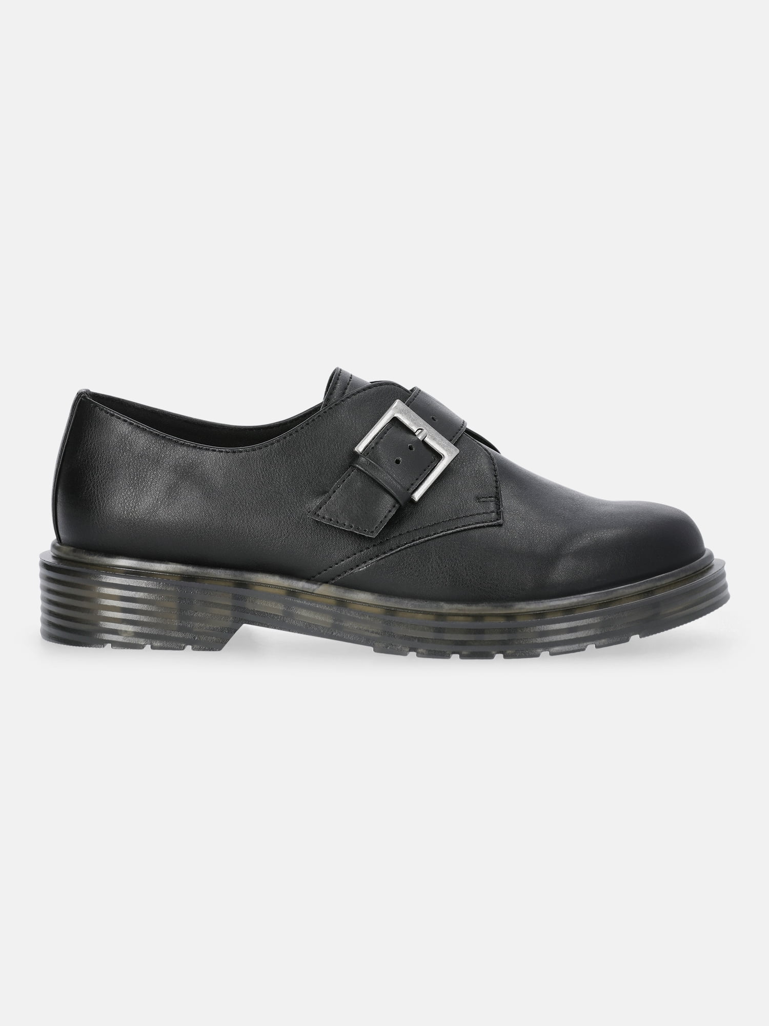 Weekend Academy Boys Lug Sole Oxford Dress Shoes (Black, 4 US Big Kid) 9iig6