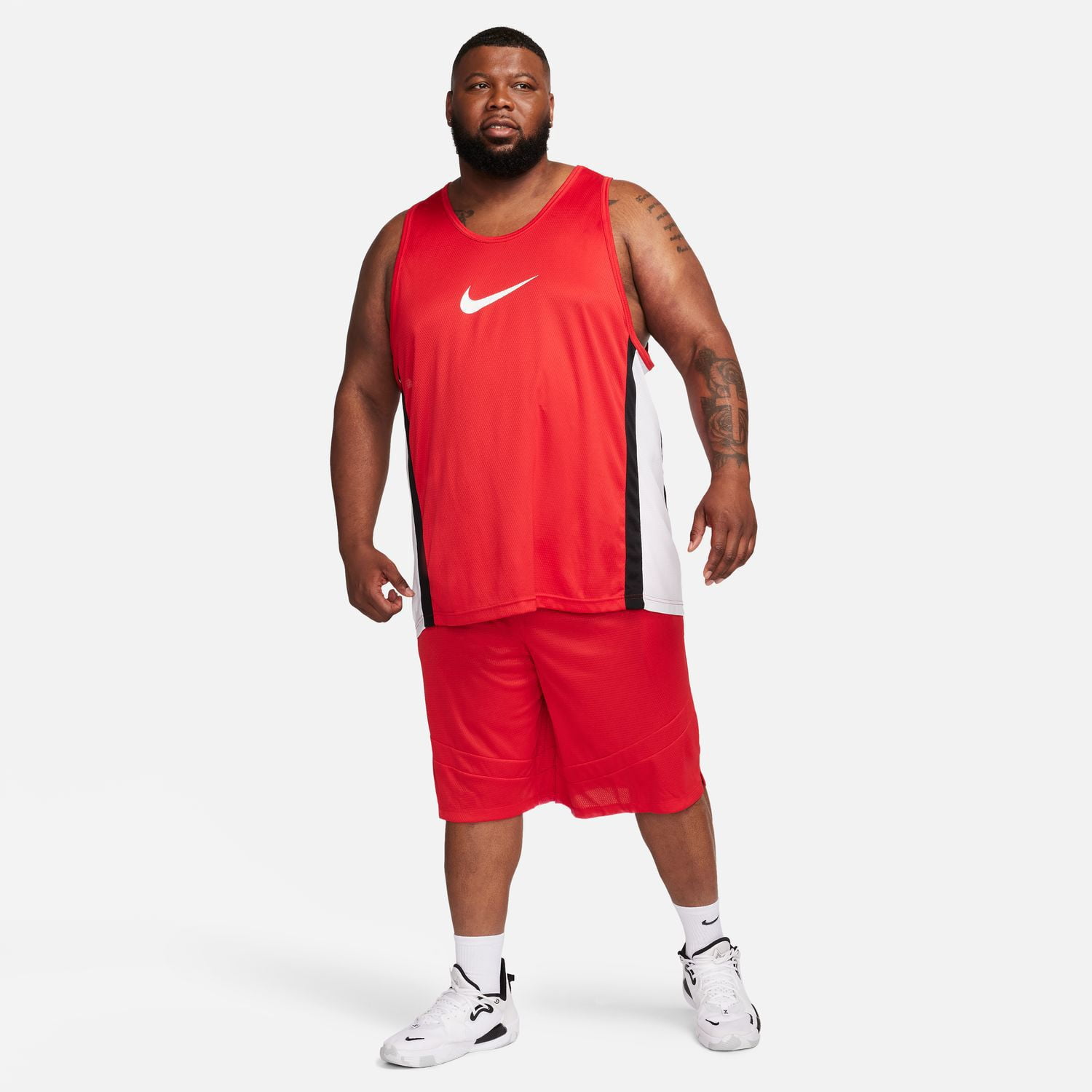 Nike Icon Dri-FIT Basketball Shorts Moisture-Wicking Athletic Apparel (University Red, 4XL) wh6y9