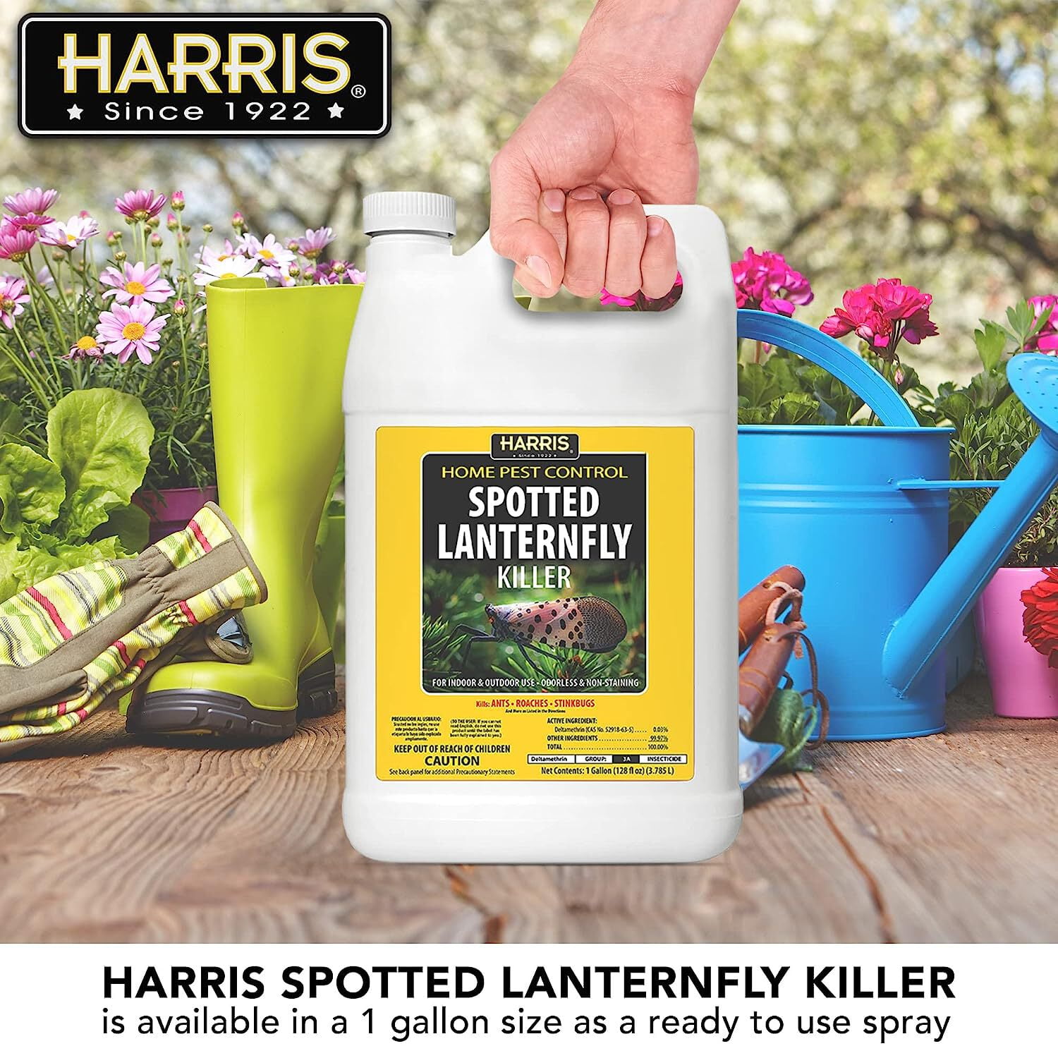 Harris Insect Killer Liquid Spray, Indoor and Outdoor Pest Control (128 fl oz) sao0l