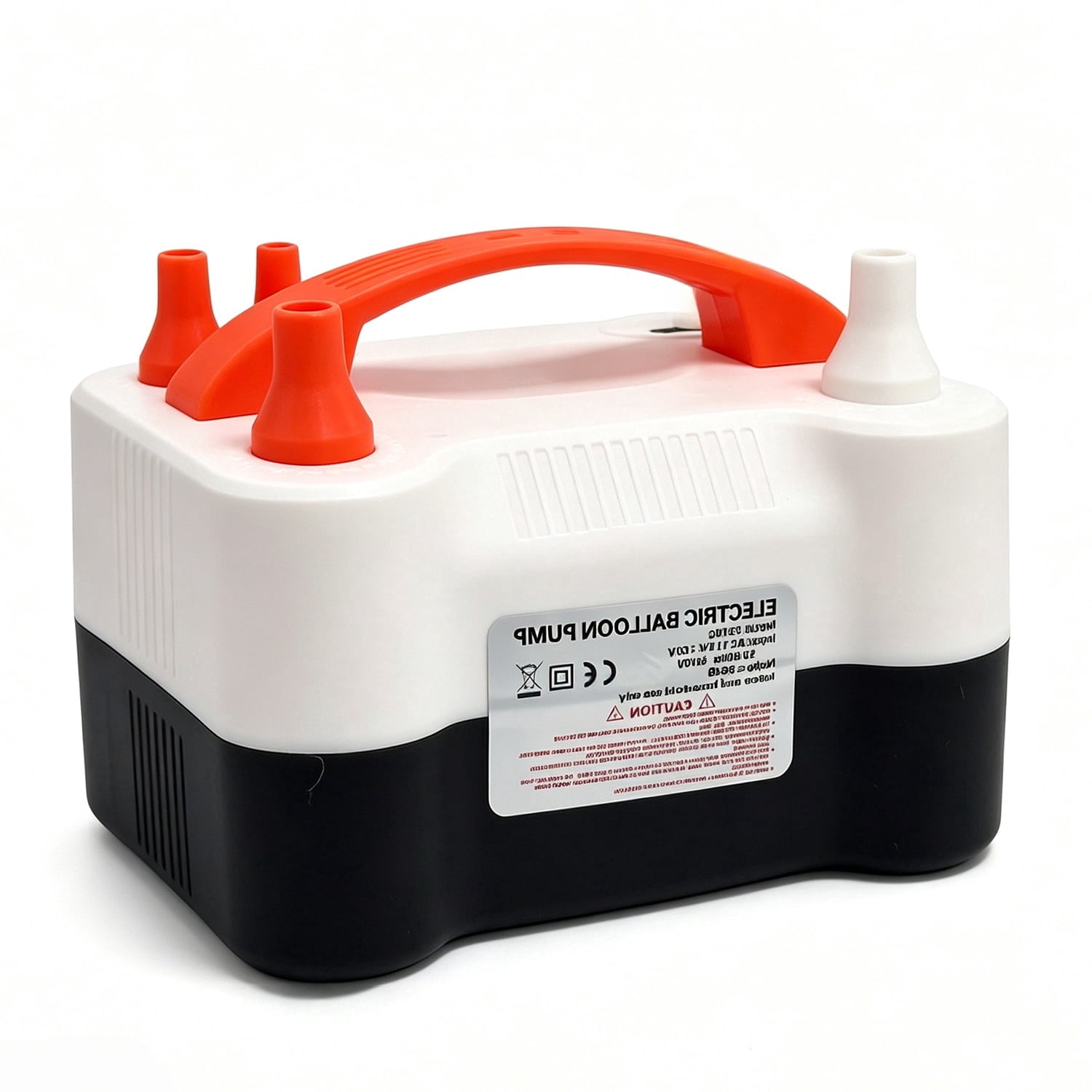 Generic Dual Nozzle Portable Electric Balloon Pump Fast Inflator for Party Decorations (White, 1 Unit) nz4v0
