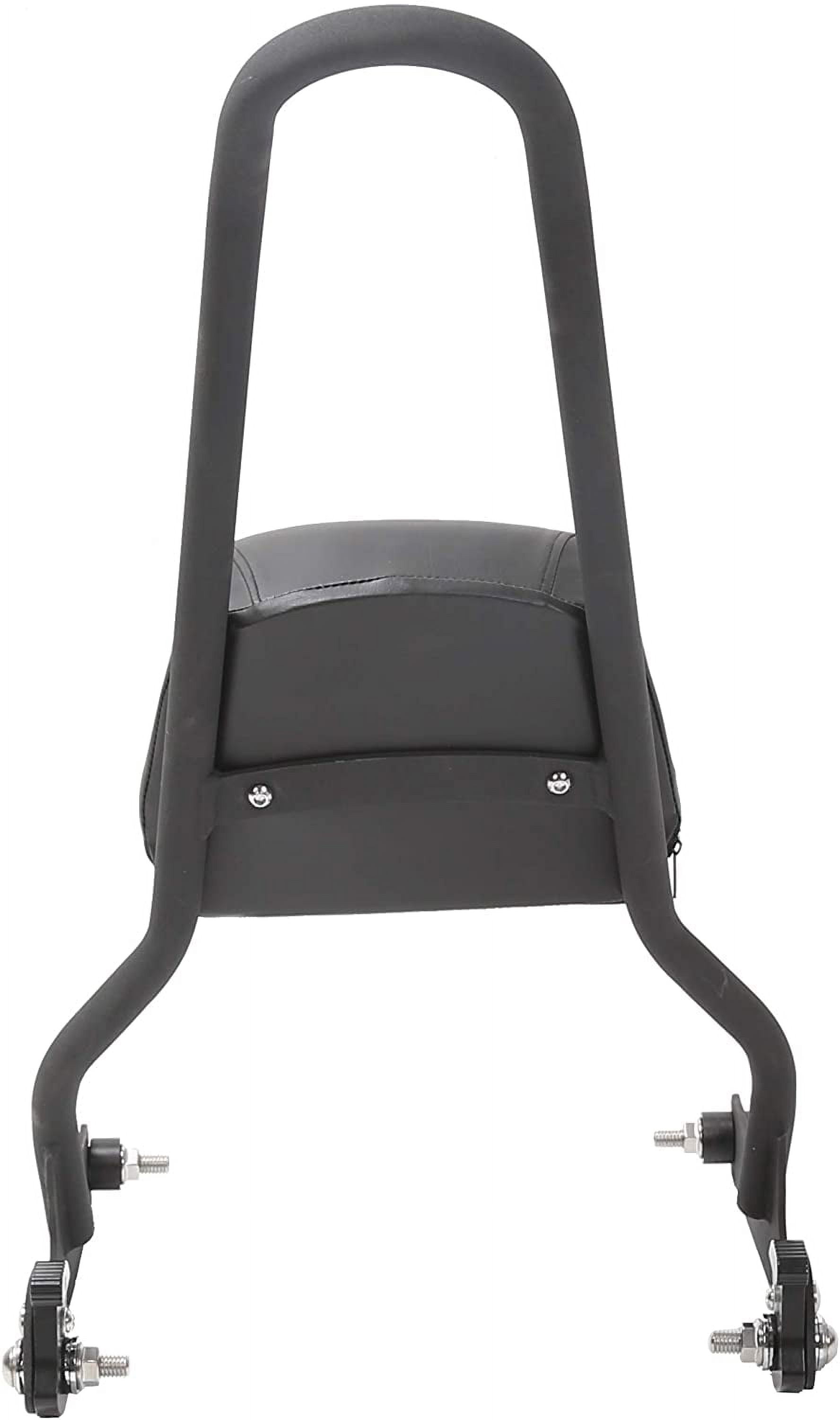 Kojem Detachable Passenger Backrest Sissy Bar for Harley Softail Fat Boy (Matte Black) s0s3p