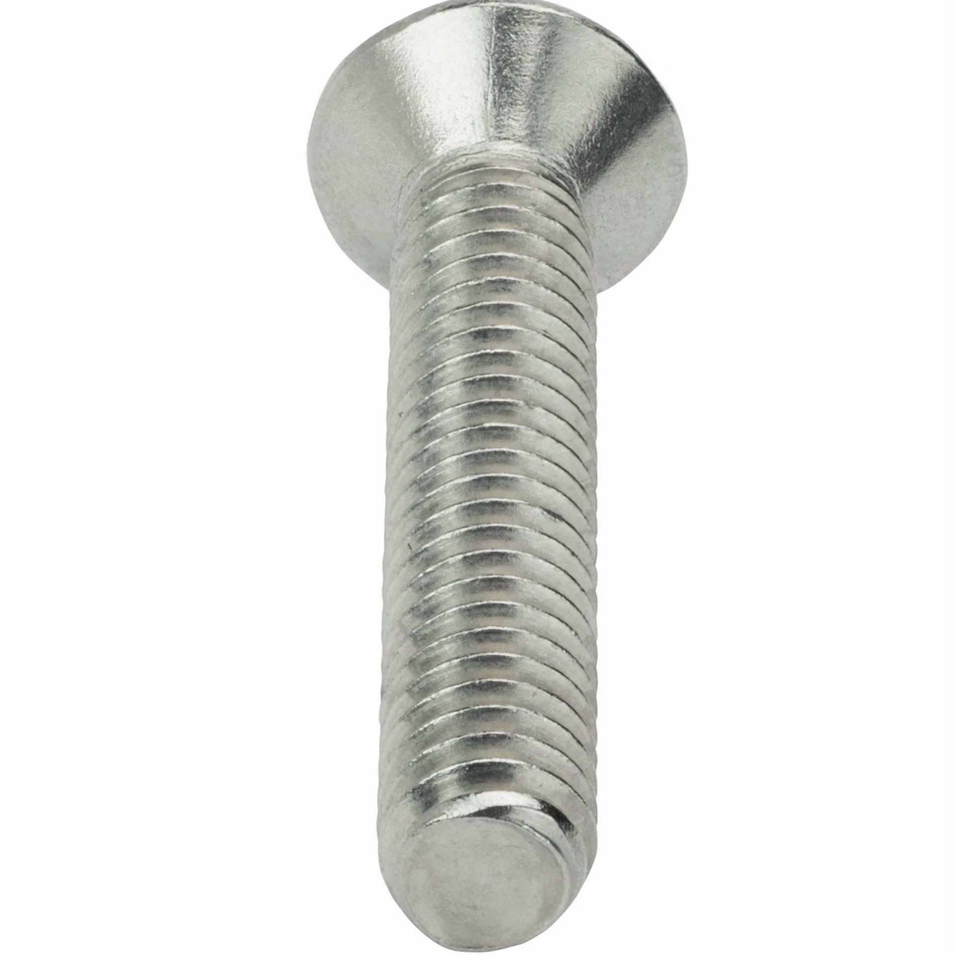 YANI 10-32 x 1-1/4 Phillips Oval Head Machine Screws Stainless Steel 18-8 (Silver, 50 Pack) pkmyc