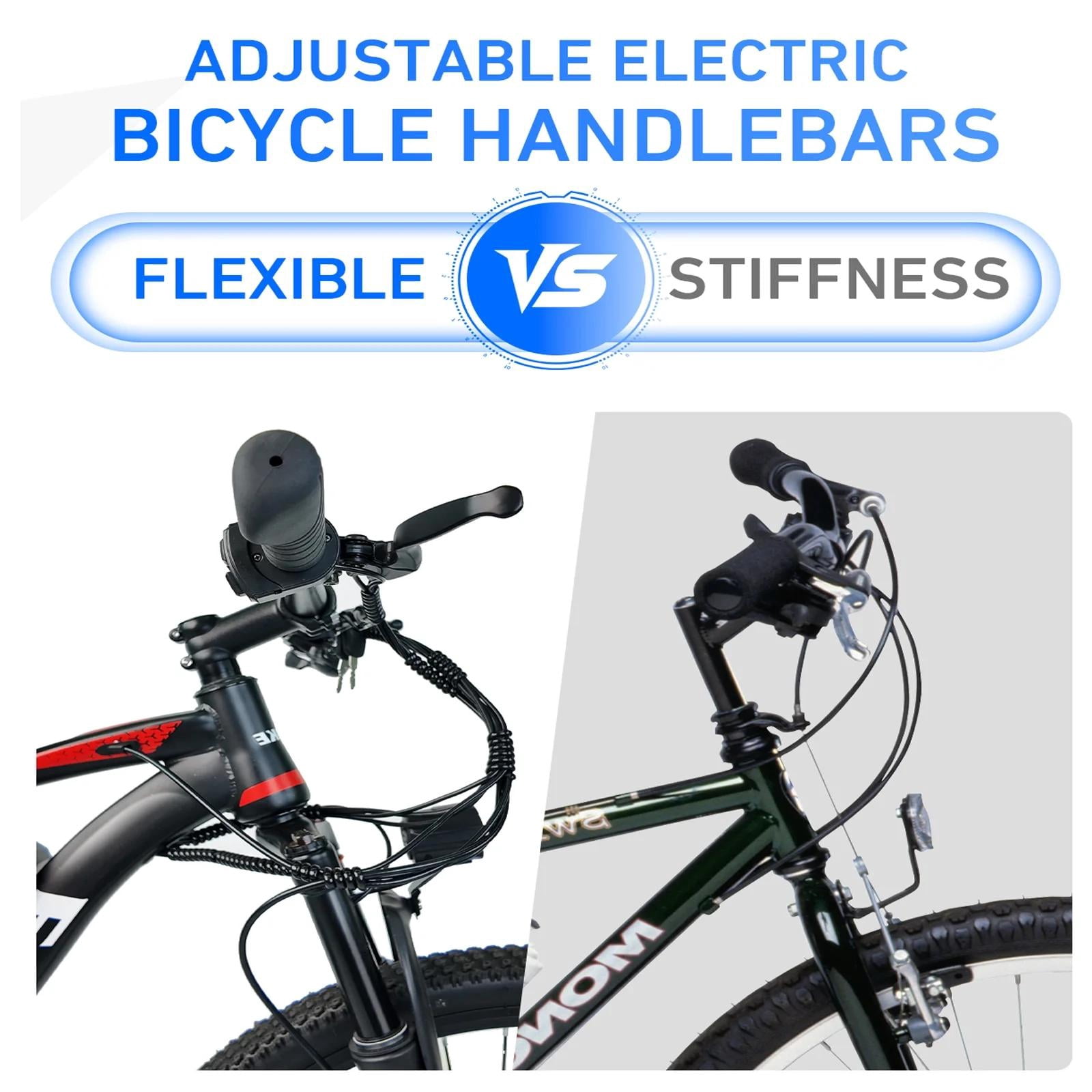 Setohet 26 in Electric Mountain Bike, 1200W Motor E-Bike with 36V Removable Battery (Black, 26 in) 42kk7