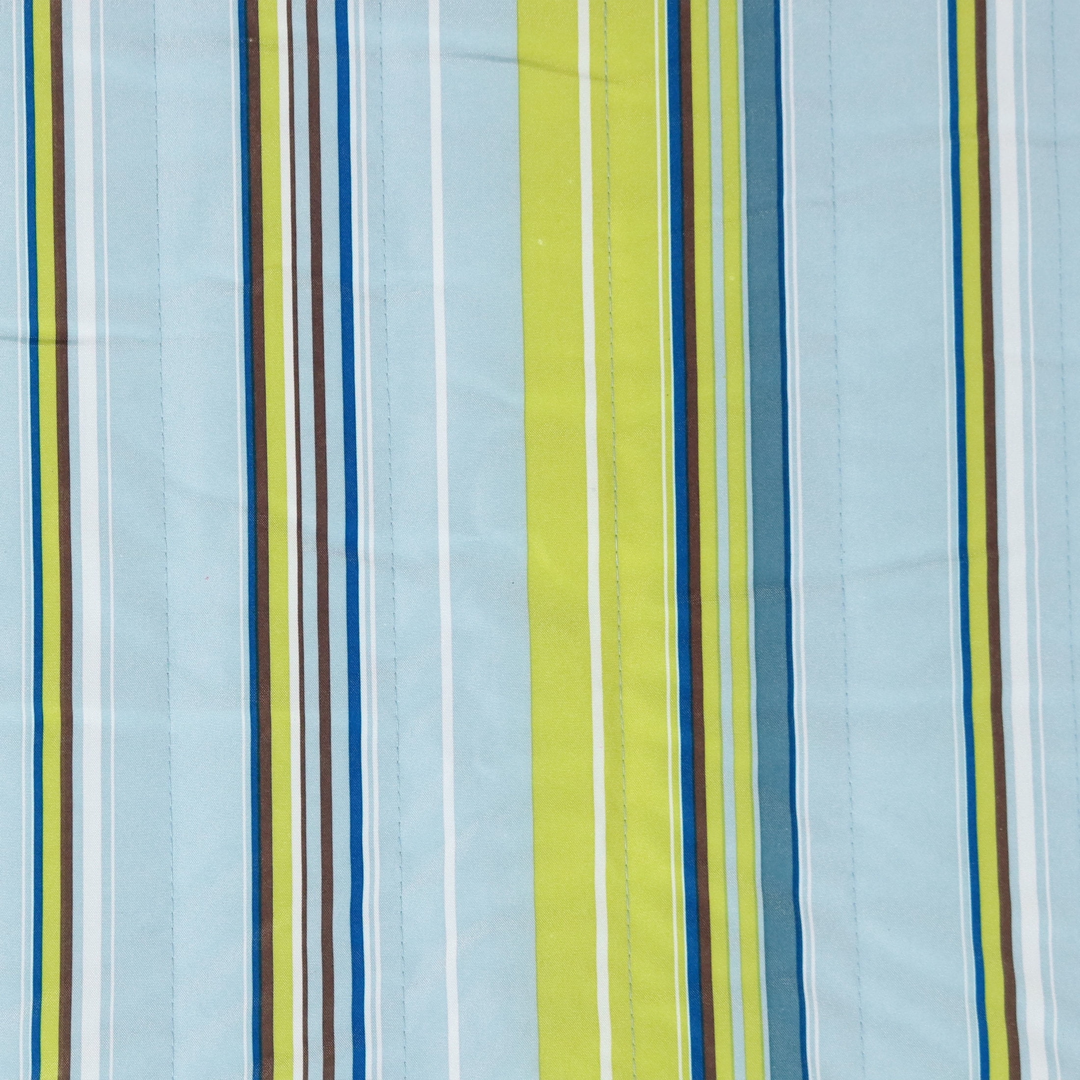 Sunnydaze 2-Person Quilted Polyester Spreader Bar Hammock (Blue and Green, 74 in x 55 in) qhkh5