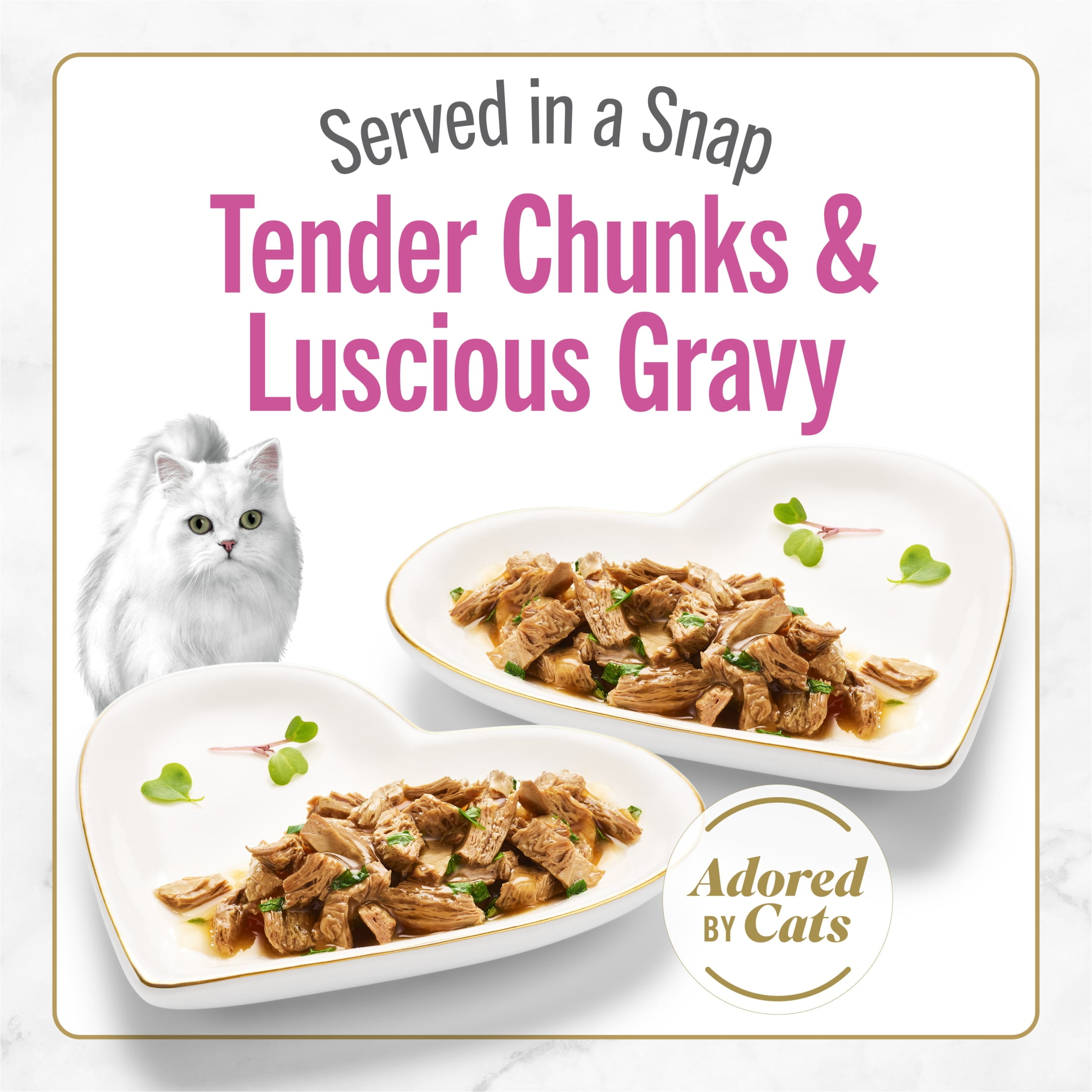 Fancy Feast Petites Seared Salmon Entree with Spinach Wet Cat Food (12 Pack, 2.8 oz) anumx