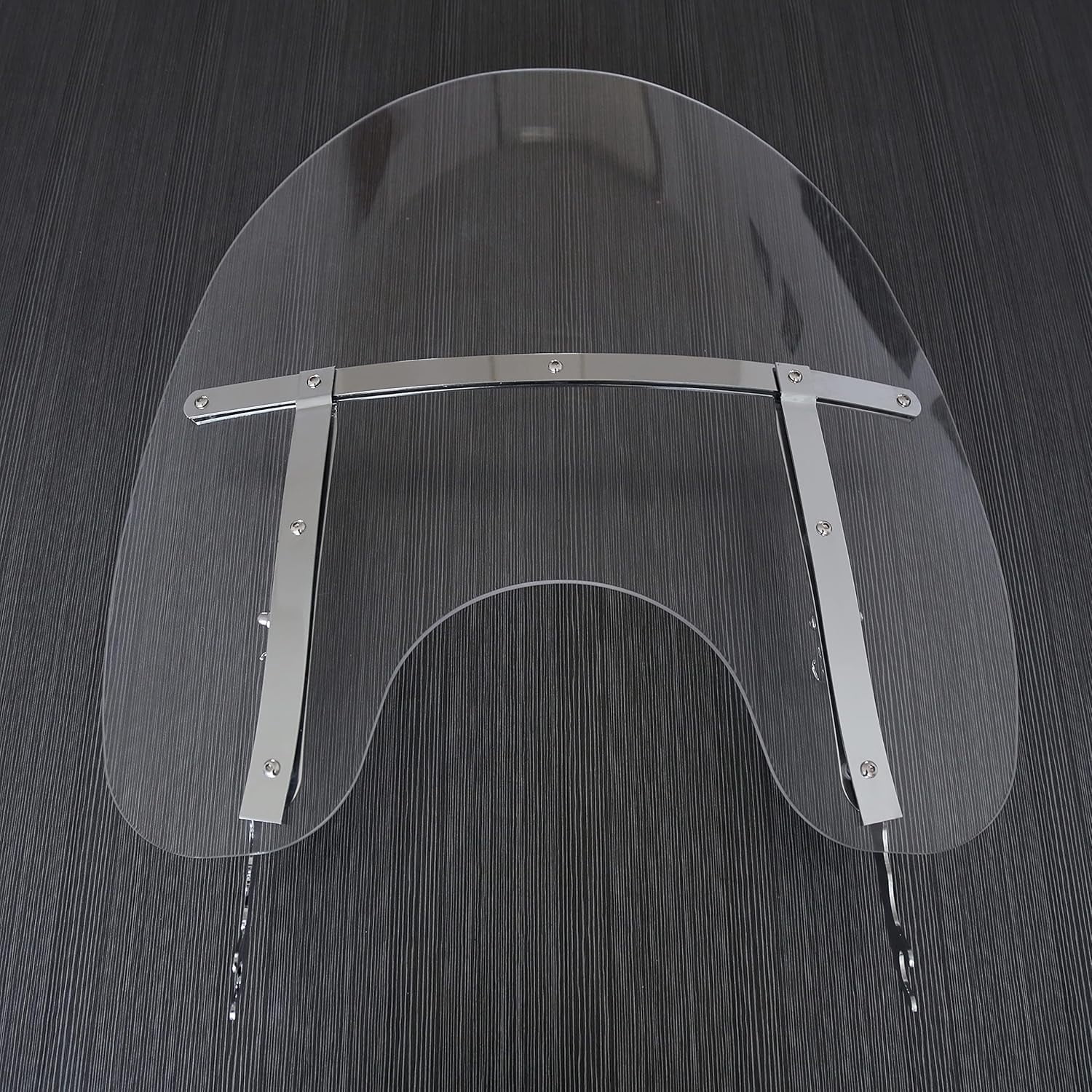 Kojem Motorcycle Windshield for Harley Davidson Softail Heritage Classic FatBoy (Clear, 26.5 in x 23 in) le8js