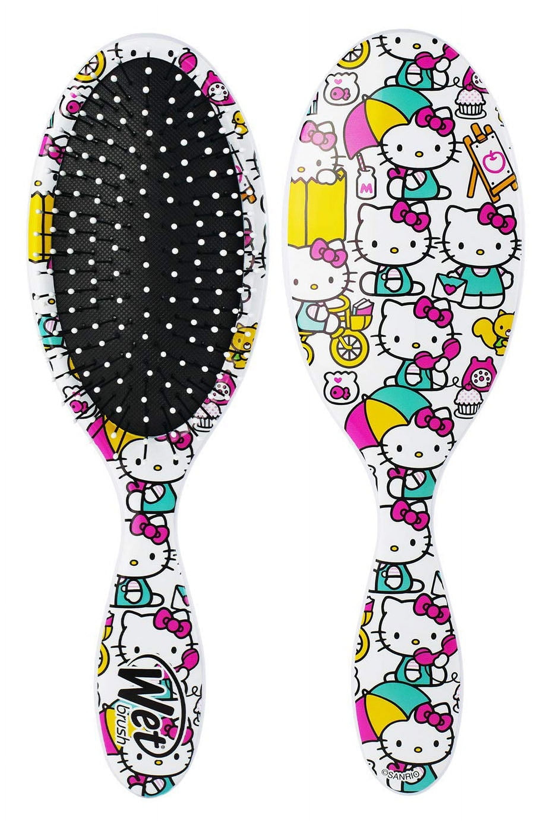 Wet Brush Hello Kitty Original Detangler Hair Brush (Under My Umbrella, White, 1 Count) hwstc