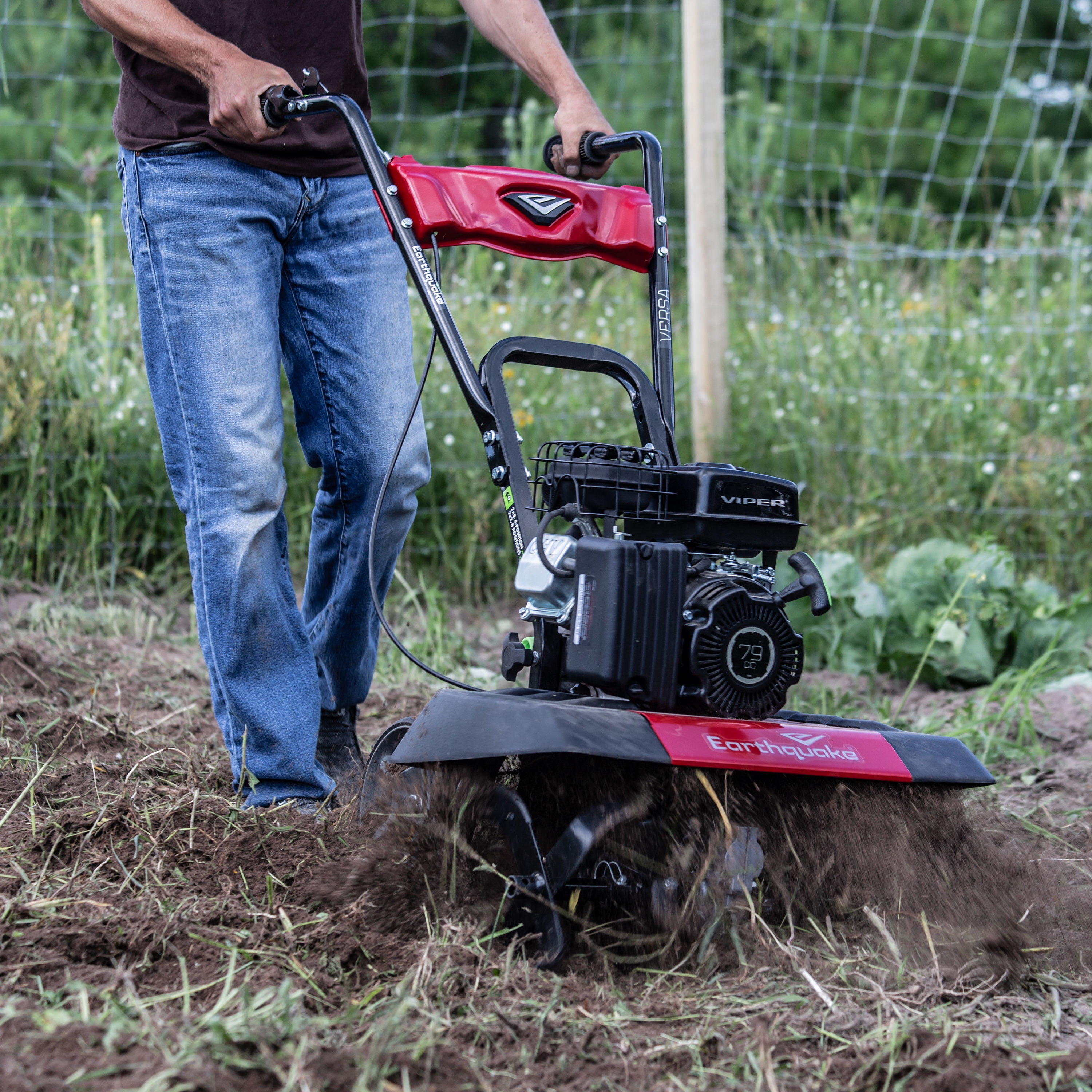 Earthquake Versa Tiller Cultivator with 79cc 4-Cycle Viper Engine (11 to 21 in Width) isne7