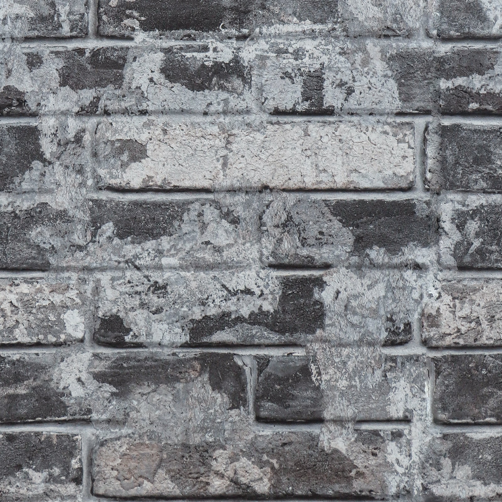 VEELIKE Peel and Stick Grey Brick Wallpaper, 3D Textured Self-Adhesive Contact Paper for Walls and Backsplash (Grey, 15.7 in x 118 in) 7j62e