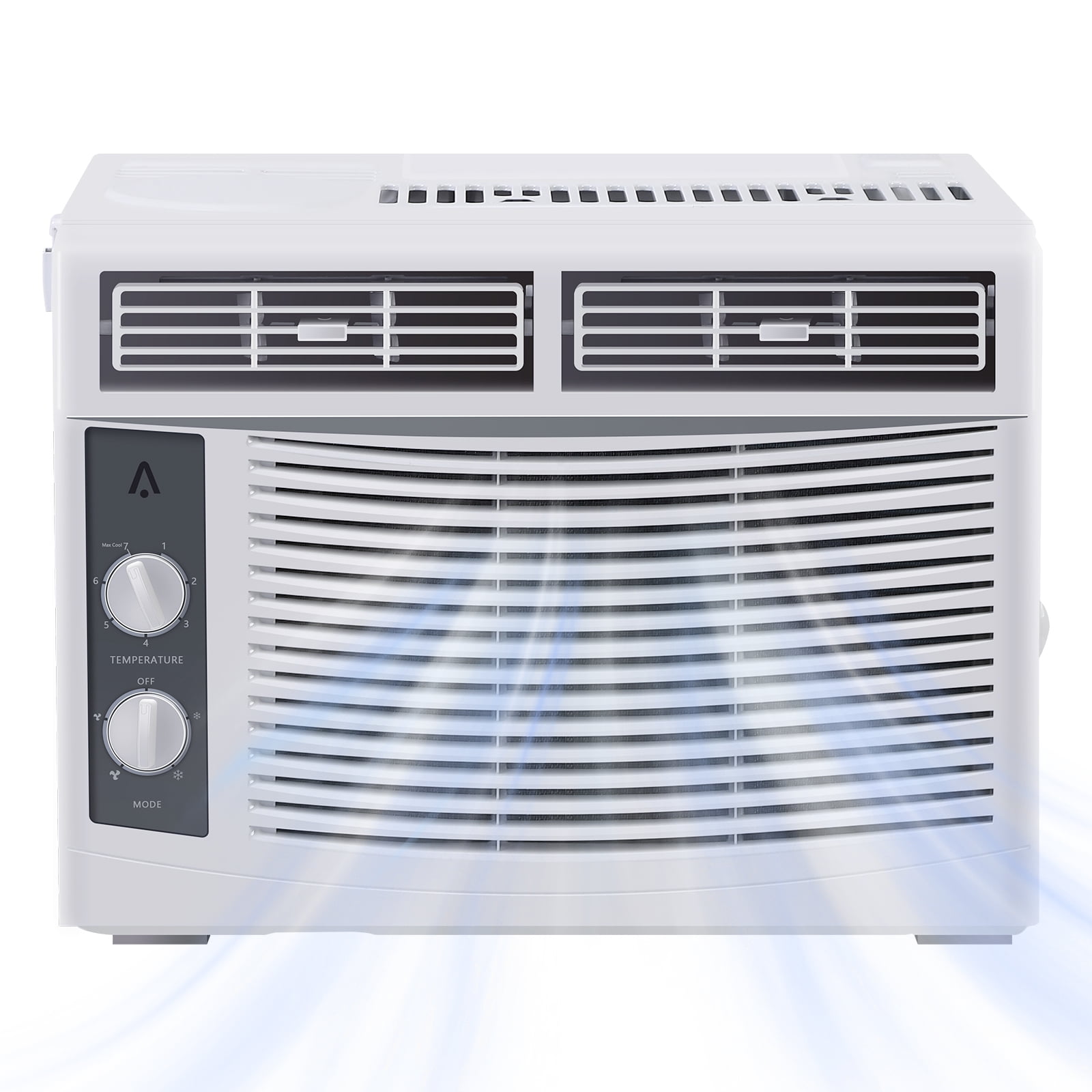 MERXENG 5000 BTU Window Air Conditioner Quiet Cooling Unit with Remote Control (White, 150 sq.ft) ke9ey