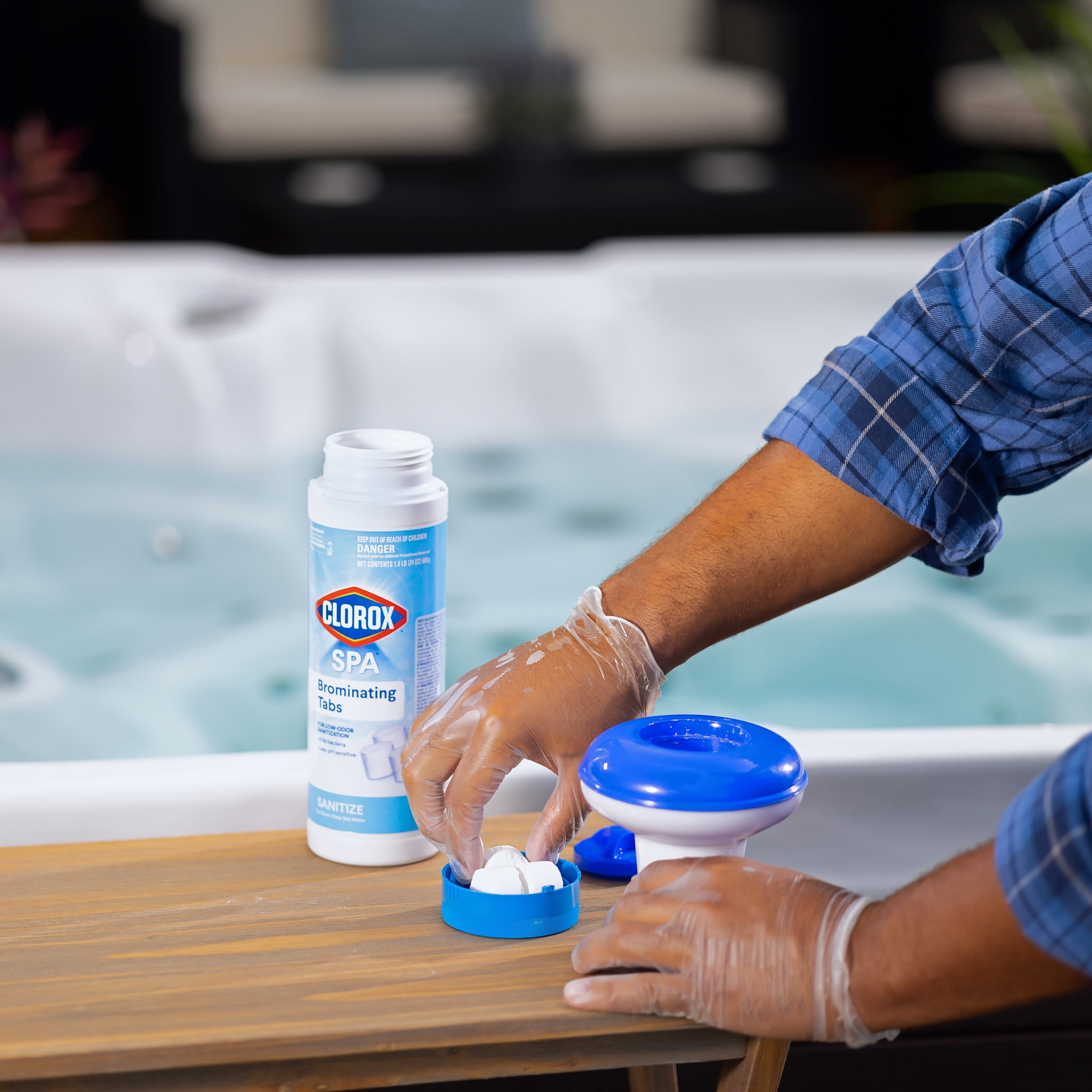 Clorox Pool&Spa Brominating Tablets for Hot Tubs and Spas (5 lb) mdaqi