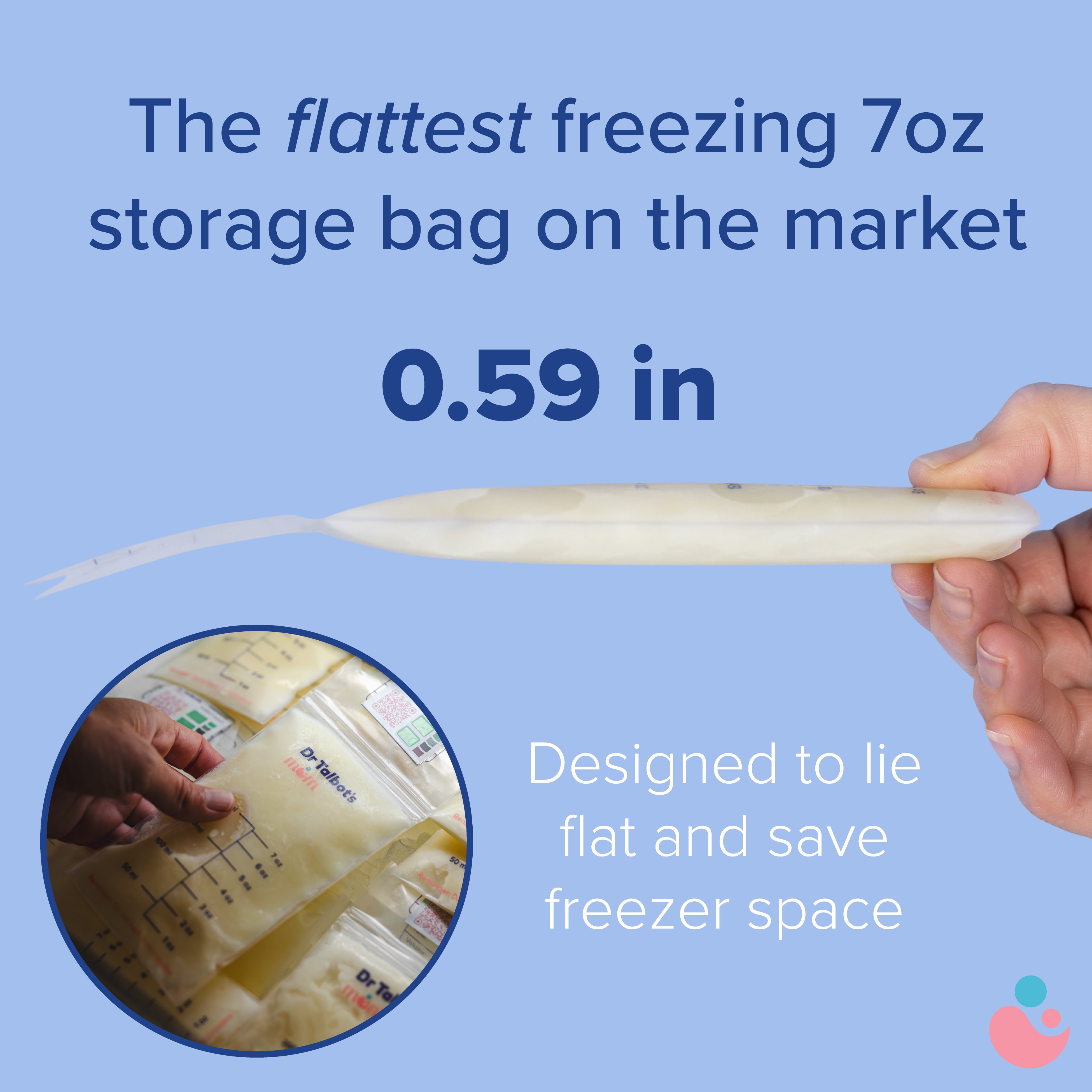 Dr. Talbot's Mom Breastmilk Storage Bags with MilkFresh Sensors (50 Count) 8kzzk