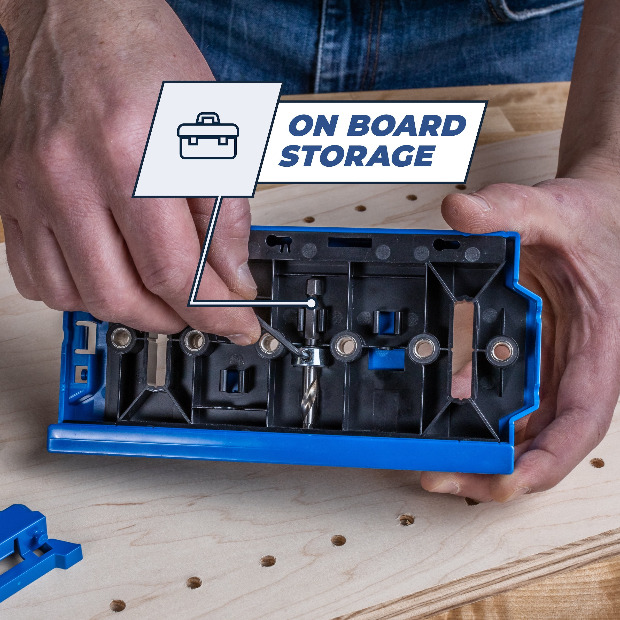 Kreg Shelf Pin Jig for Cabinetry (5mm, 1-1/4 in Spacing) q29rd