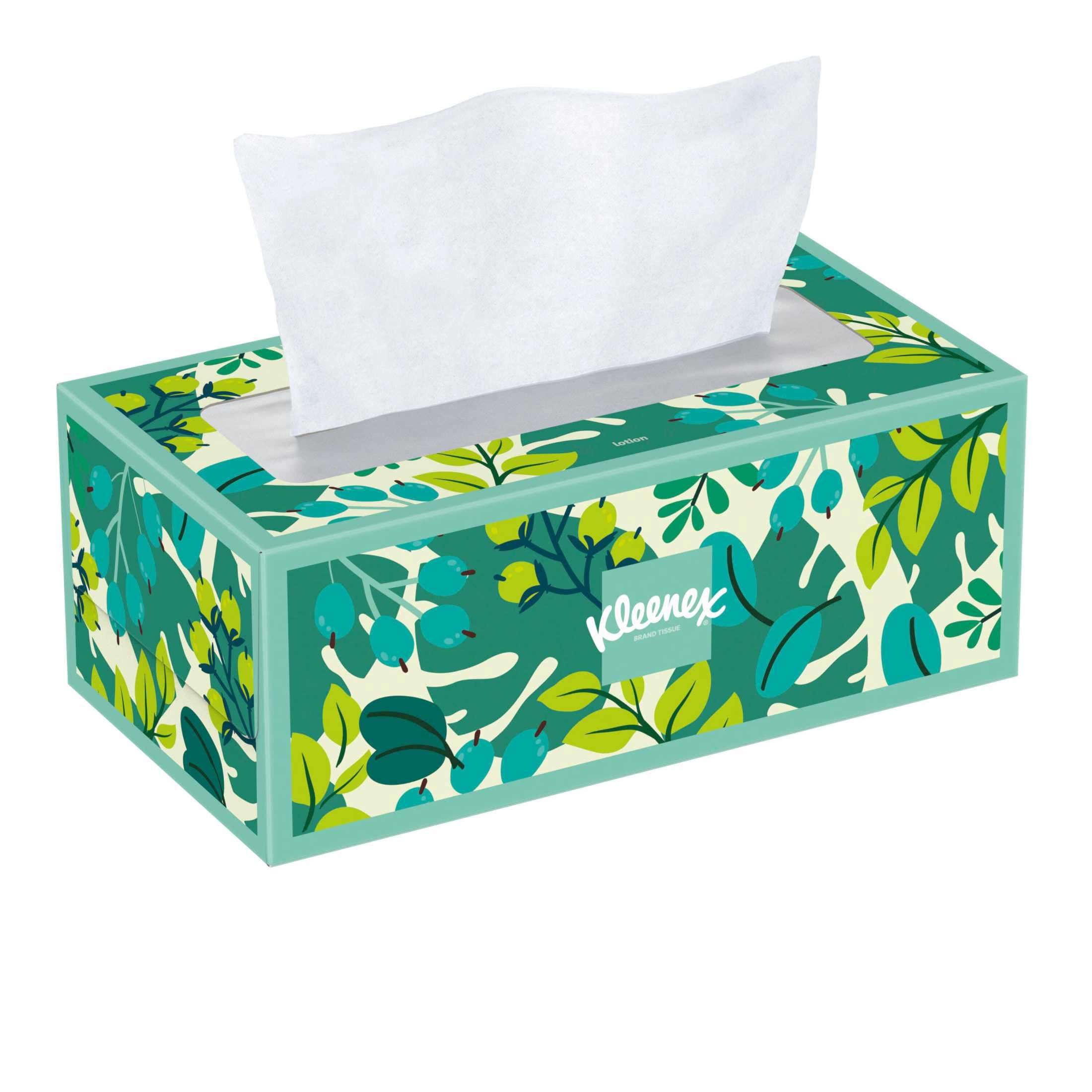 Kleenex Lotion Facial Tissues with Coconut Oil and Aloe, 3-Ply (120 Count) xwoxc