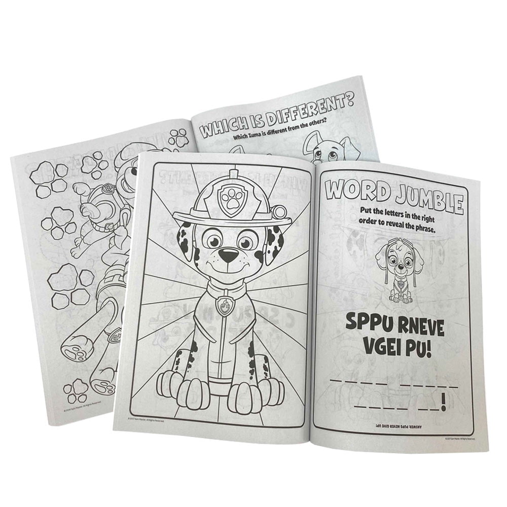 BAZIC Paw Patrol Jumbo Coloring and Activity Book Set (2 Pack, 8 in x 10.75 in) ystpz