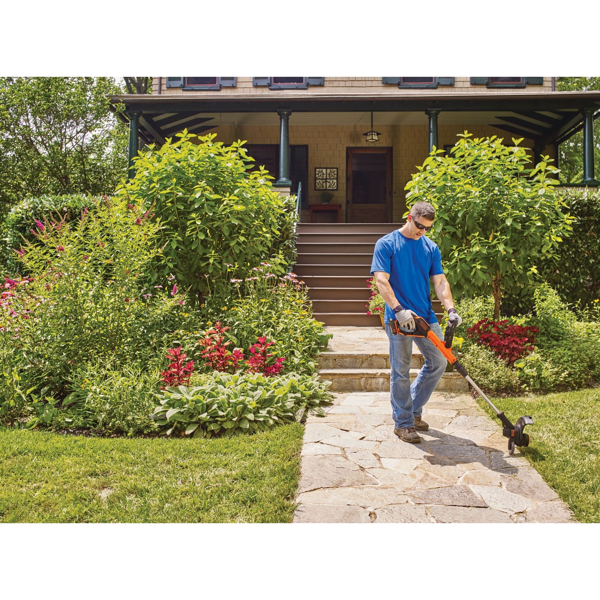 BLACK+DECKER 20V MAX Cordless String Trimmer and Edger Kit (Black, 12 in) iptol