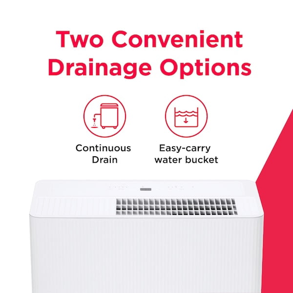 Frigidaire 50 Pint Dehumidifier with Wi-Fi Smart Control (Energy Star, White, 4500 Sq Ft) t2ram