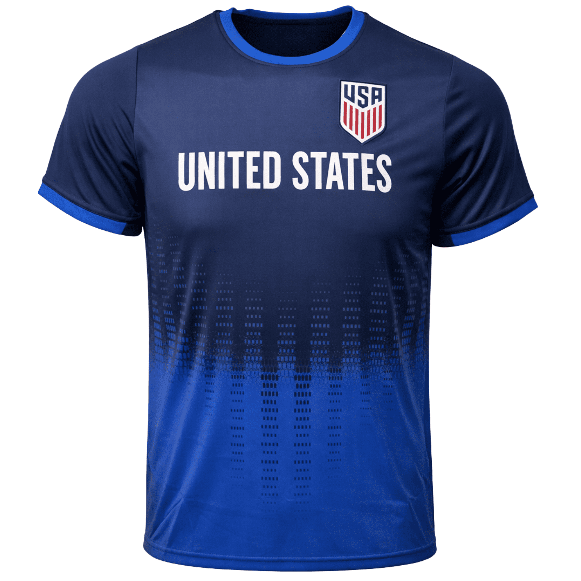 Icon Sports USA Soccer Game Day Jersey, Moisture-Wicking Athletic Shirt (Navy Blue, XL) qkc4n