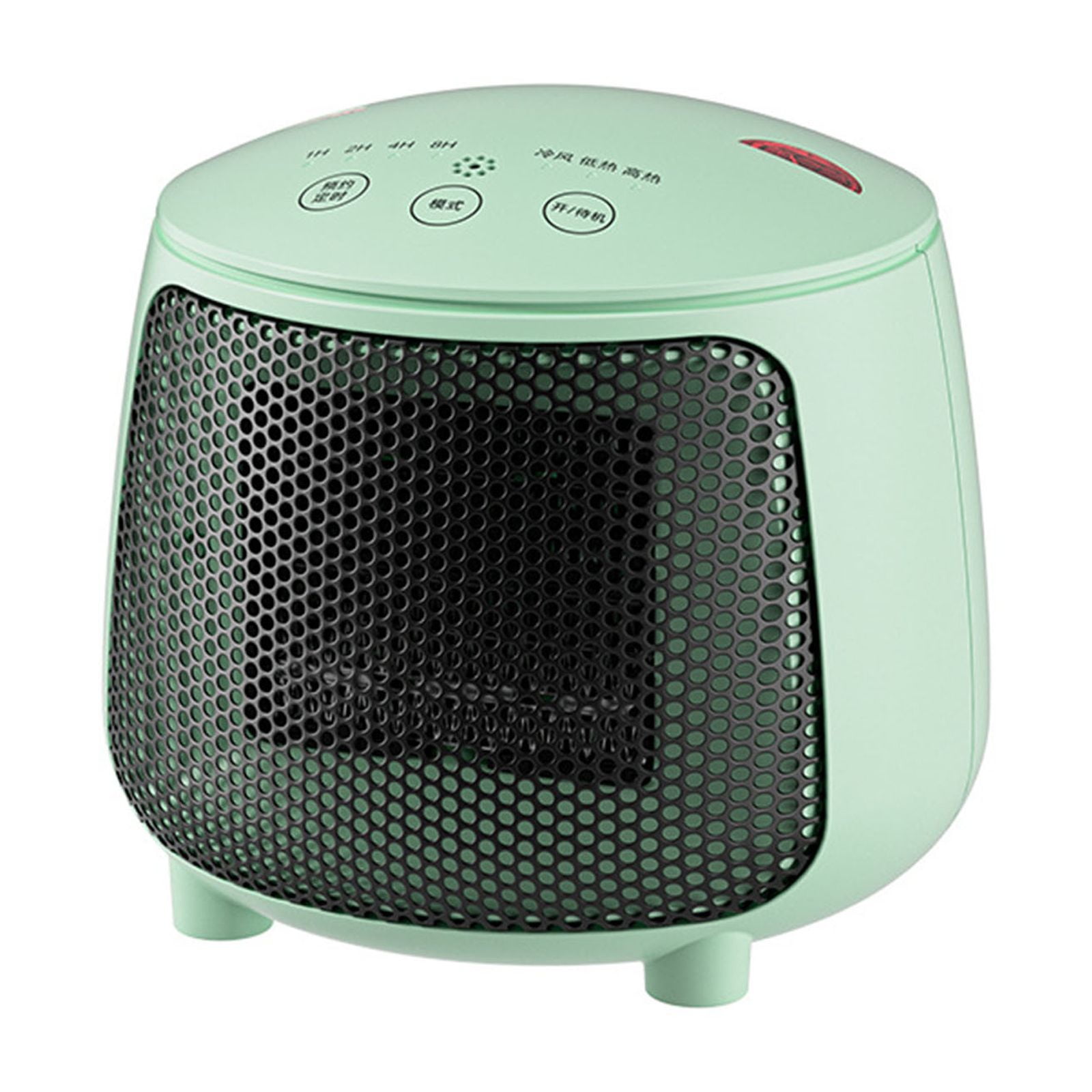 YZEGDCH Portable Electric Space Heater with Adjustable Thermostat and Timer (Green, 1500W) vvudt