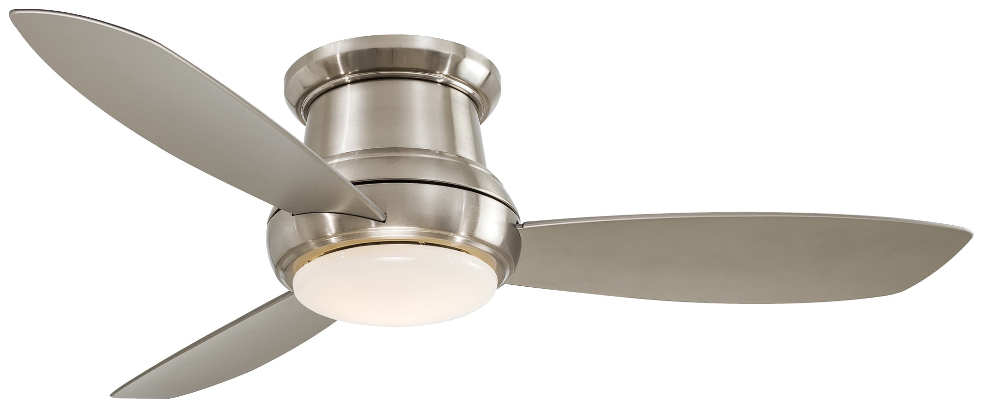 Minka-Aire Traditional Ceiling Fan with Light Kit (Brushed Nickel, 52 in) 4dads