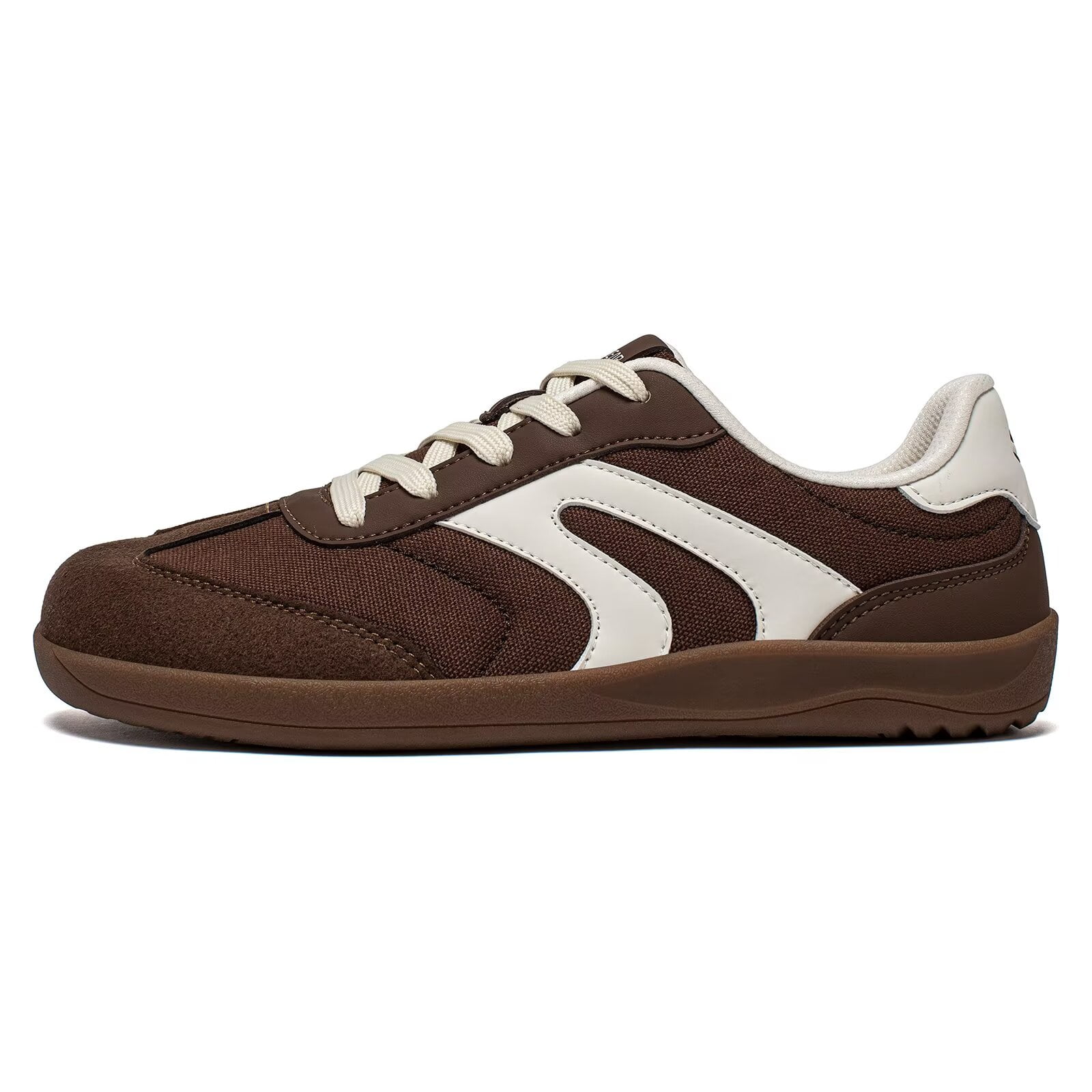 Hobibear Barefoot Shoes Wide Toe Box Zero-Drop Fashion Sneakers (Brown, 10 US) 2dtls