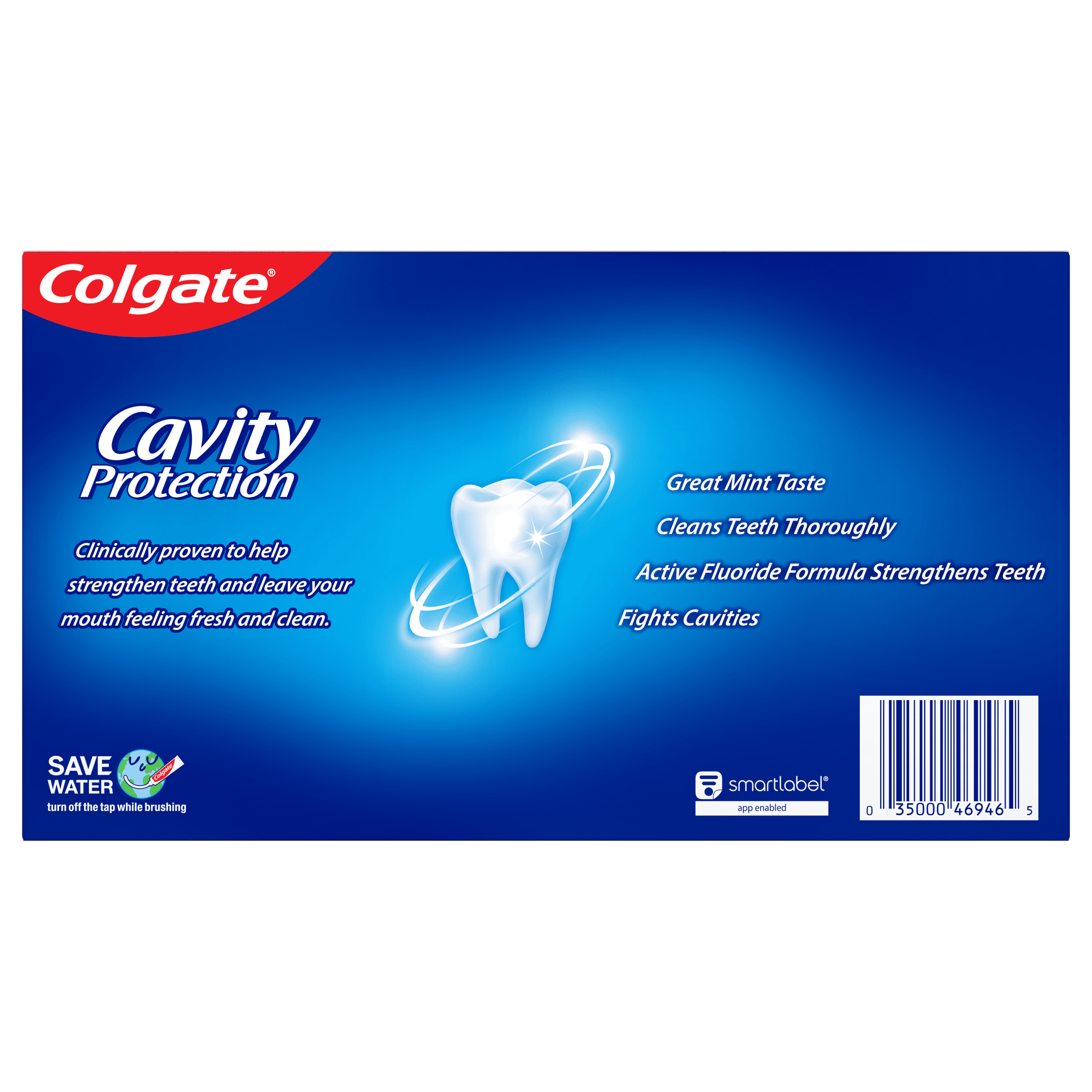 Colgate Cavity Protection Fluoride Toothpaste, Anticavity Formula, Regular Flavor (6 oz, 6 Pack) alfz1