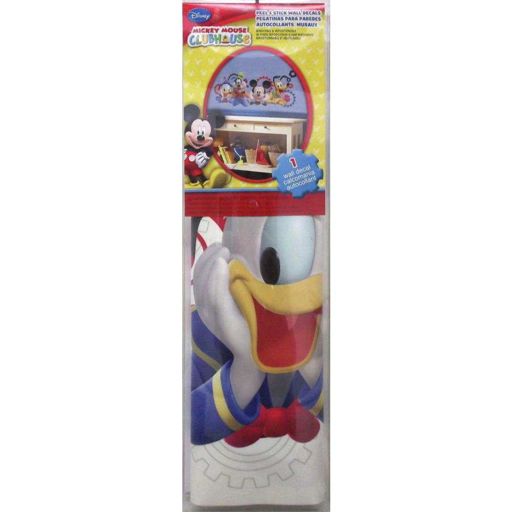 ComfortCorrect Mickey and Friends Clubhouse Capers Peel and Stick Giant Wall Decals (1 Pack) vmr92
