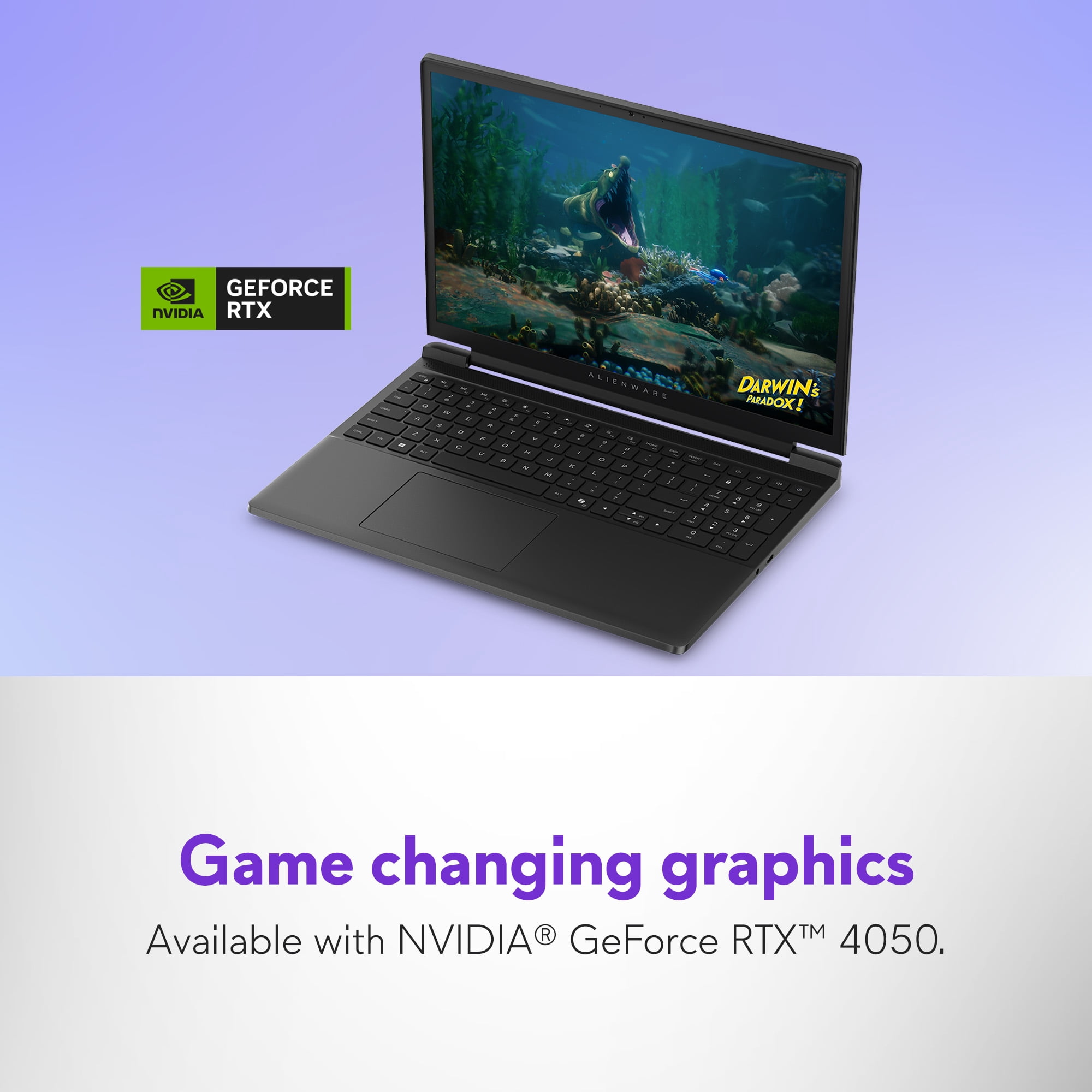 Alienware 15.3 in Gaming Laptop, AMD Ryzen 5, NVIDIA GeForce RTX 4050, 16GB DDR5 RAM, 512GB SSD, 165Hz WUXGA Display (Black) ifph1