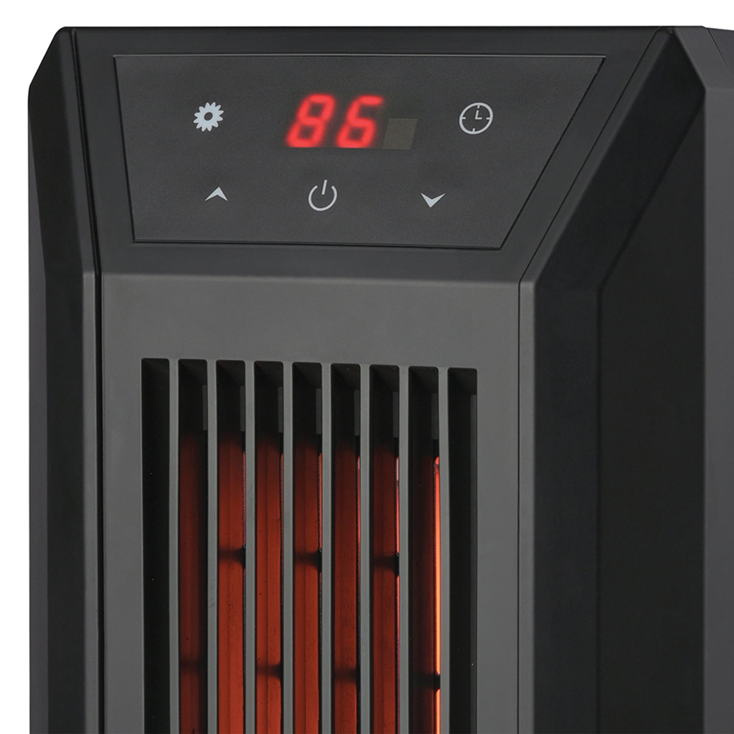 Comfort Glow QDE1250 Infrared Quartz Space Heater with Remote and Thermostat (Black, 1500 Watt) lqli2