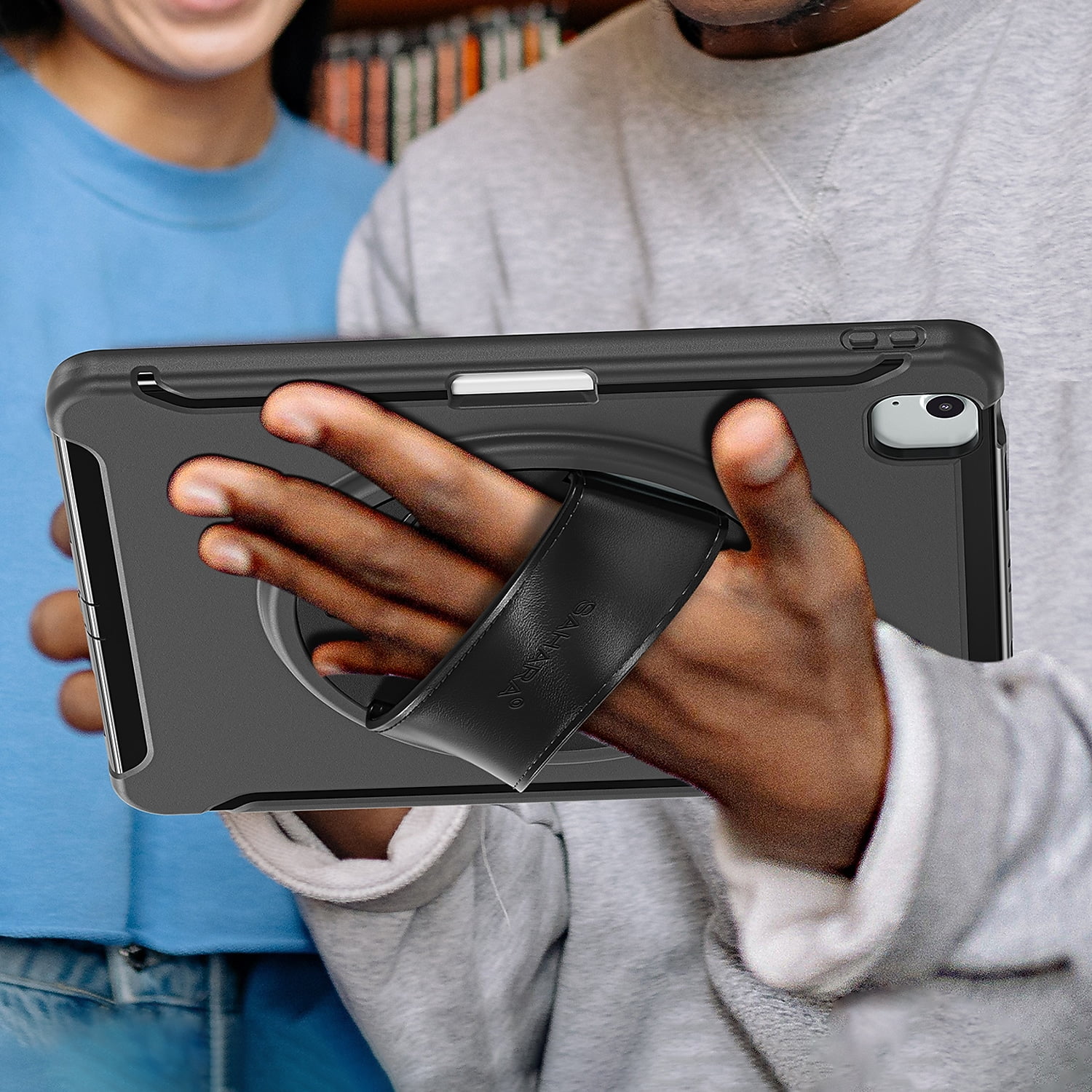 SaharaCase Raider Protective Tablet Case for iPad Air 11 inch (M3/M2) (Scorpion Black, 11 in) ds9hh