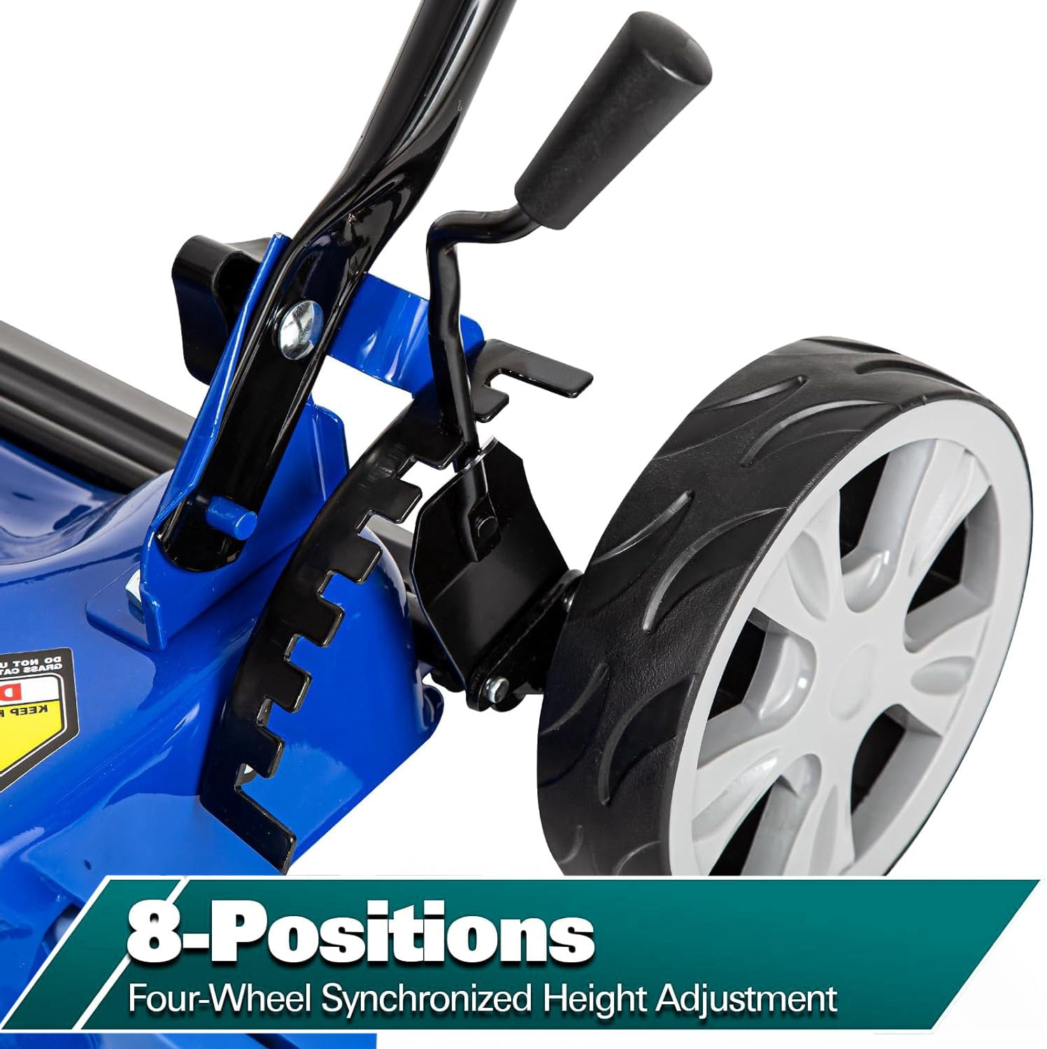 ANLIBATT Gas Lawn Mower 144cc 2-in-1 Side Discharge Push Mower (20 in Deck, 8-Position Height Adjustment) 0tqcf