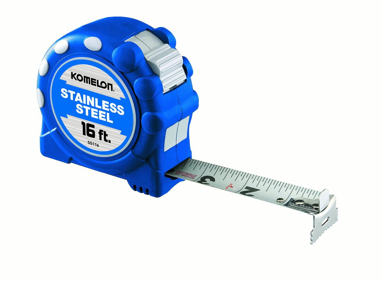 Komelon Stainless Steel Tape Measure (16 ft) hrwlw