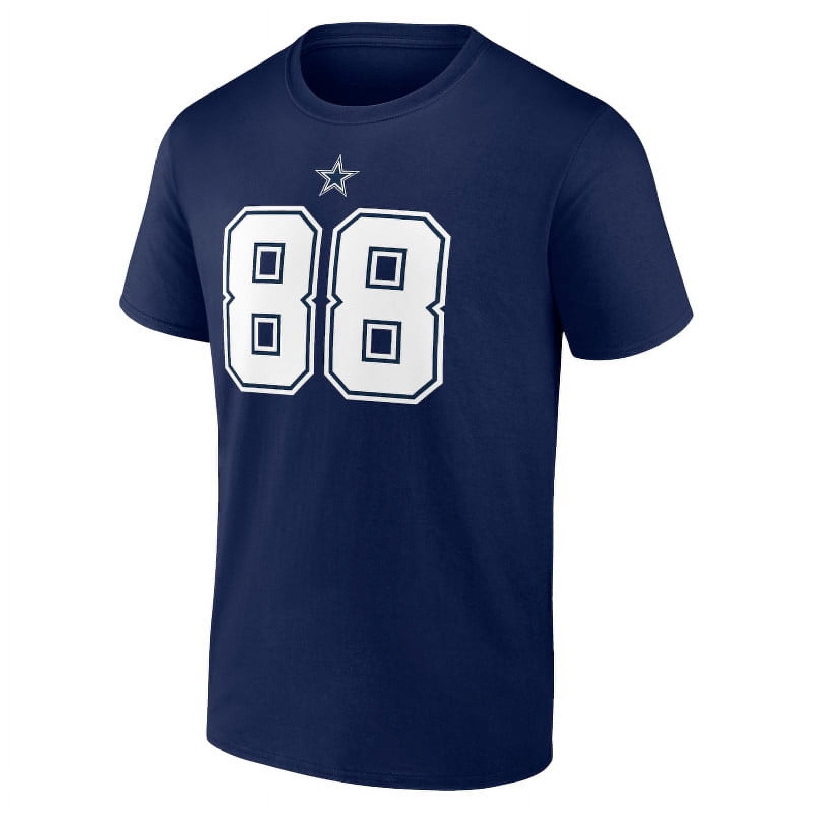 Dallas Cowboys CeeDee Lamb NFL Mens Name & Number Short Sleeve Tee (Blue, S-3XL) lsd42