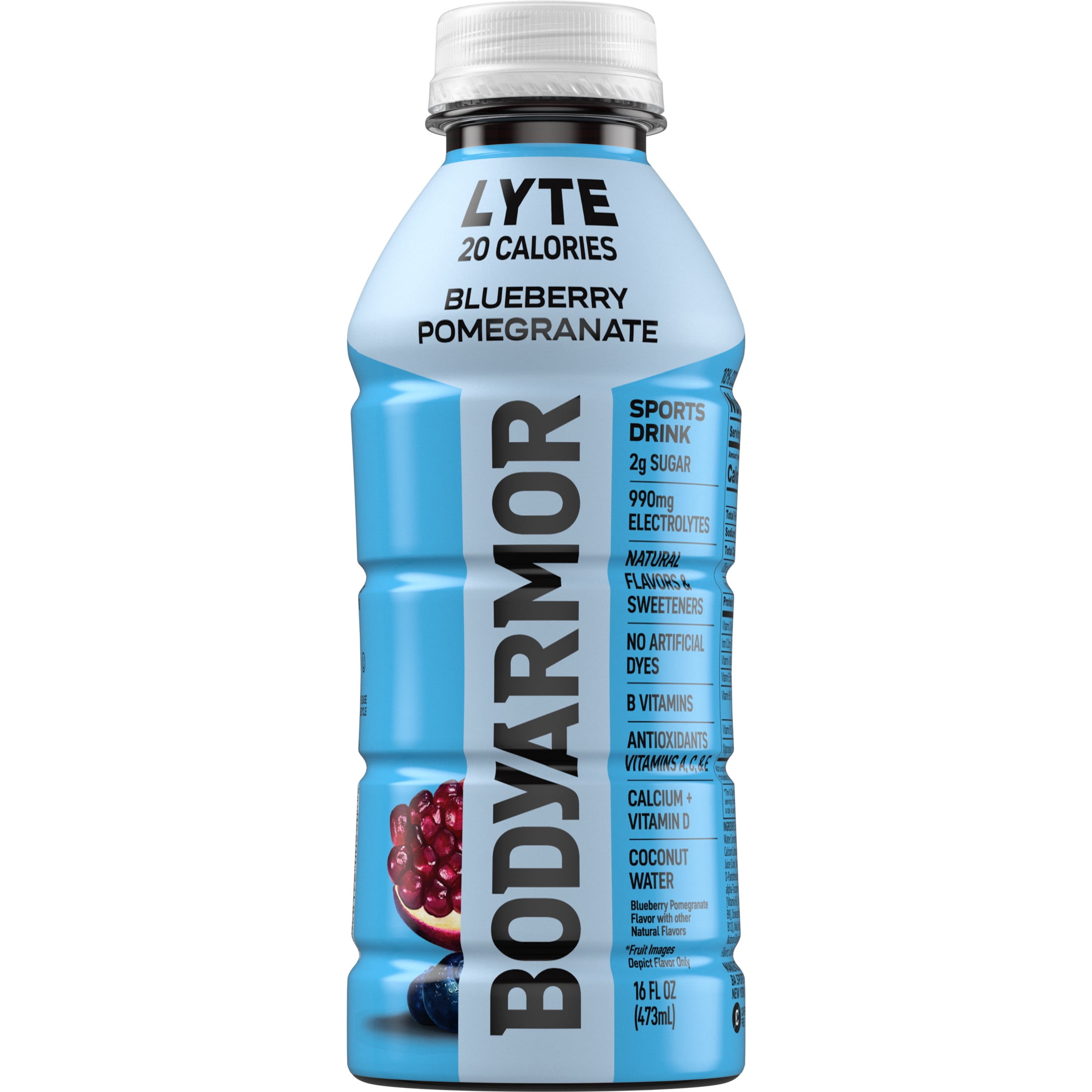 BODYARMOR Lyte Sports Drink, Blueberry Pomegranate Electrolyte Hydration (16 fl oz) f9kmj