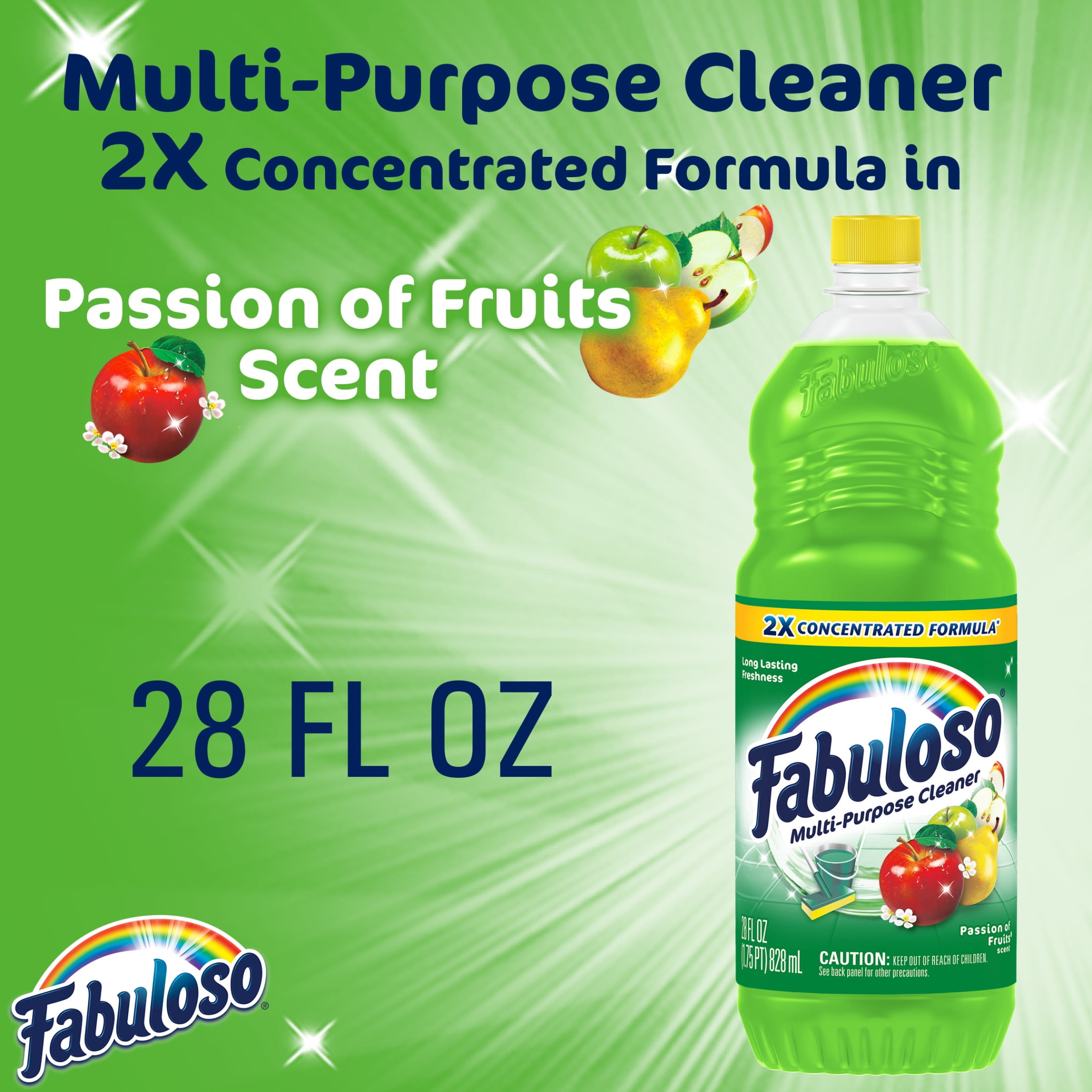 Fabuloso Multi-Surface All-Purpose Cleaner, Passion of Fruits Scent (28 fl oz) mbc1p