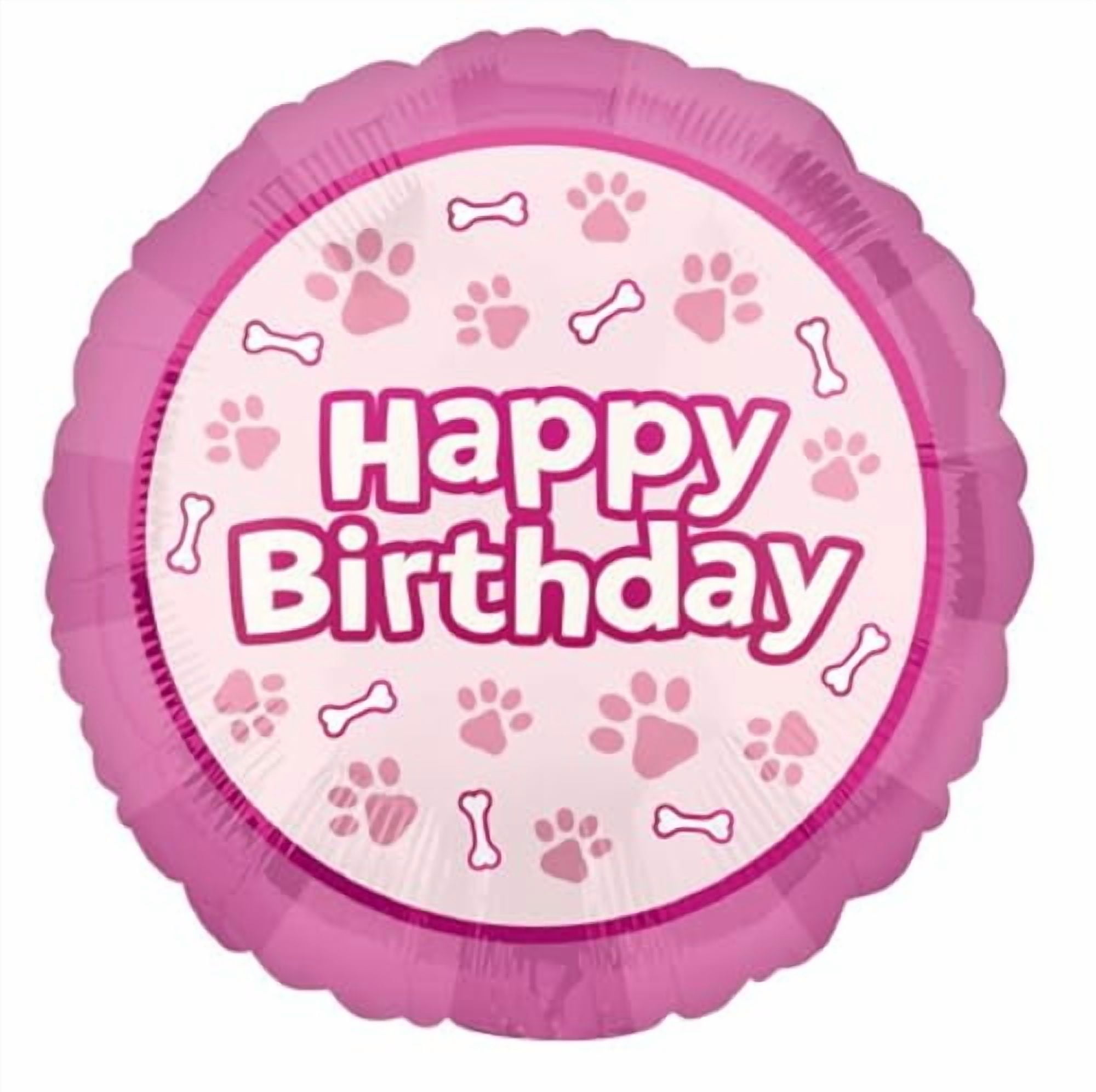 Anagram Skye and Everest 4th Birthday Party Balloon Bouquet Decoration Set (Pink, 5ct) vyg4i