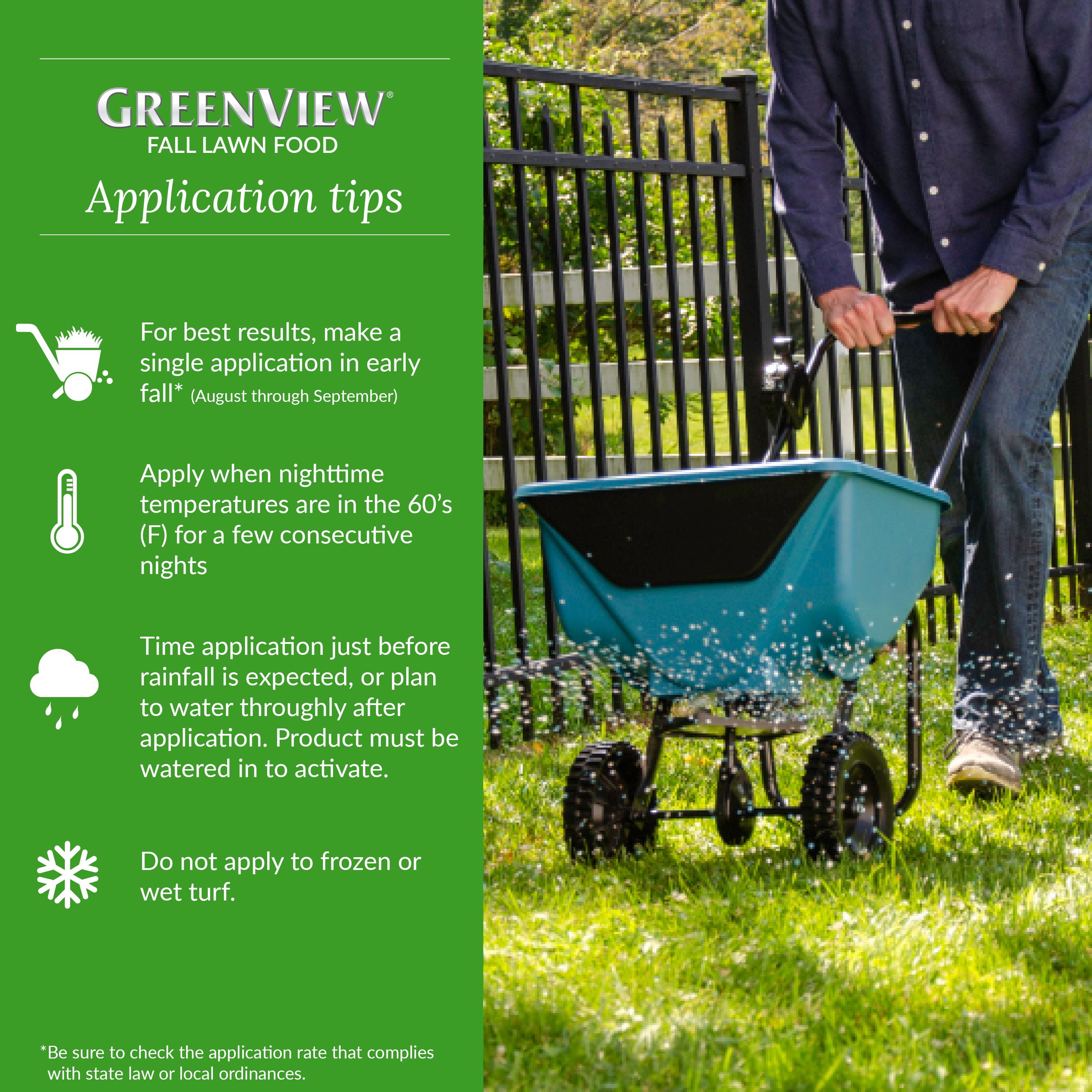 GreenView Fall Lawn Food with GreenSmart Fertilizer (16 lb) wede5