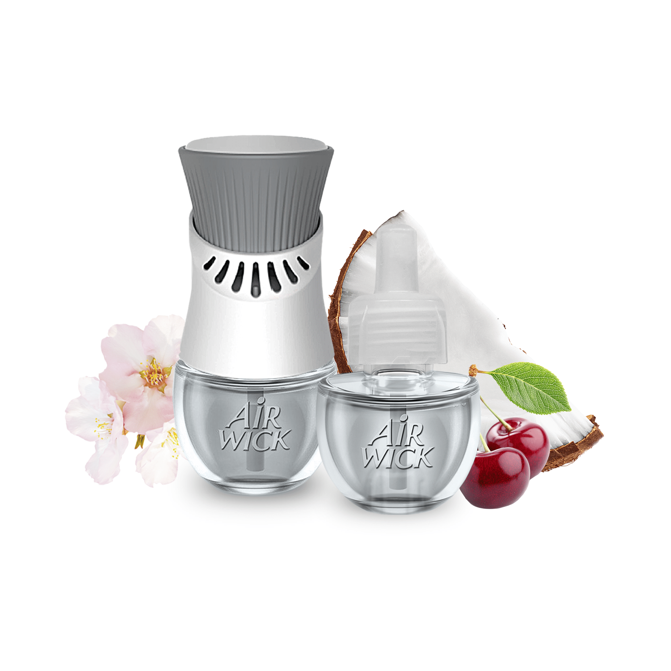 Air Wick Plug-In Scented Oil Air Freshener Refills, White Gardenia and Plumeria (White, 2 Count) 22dfu