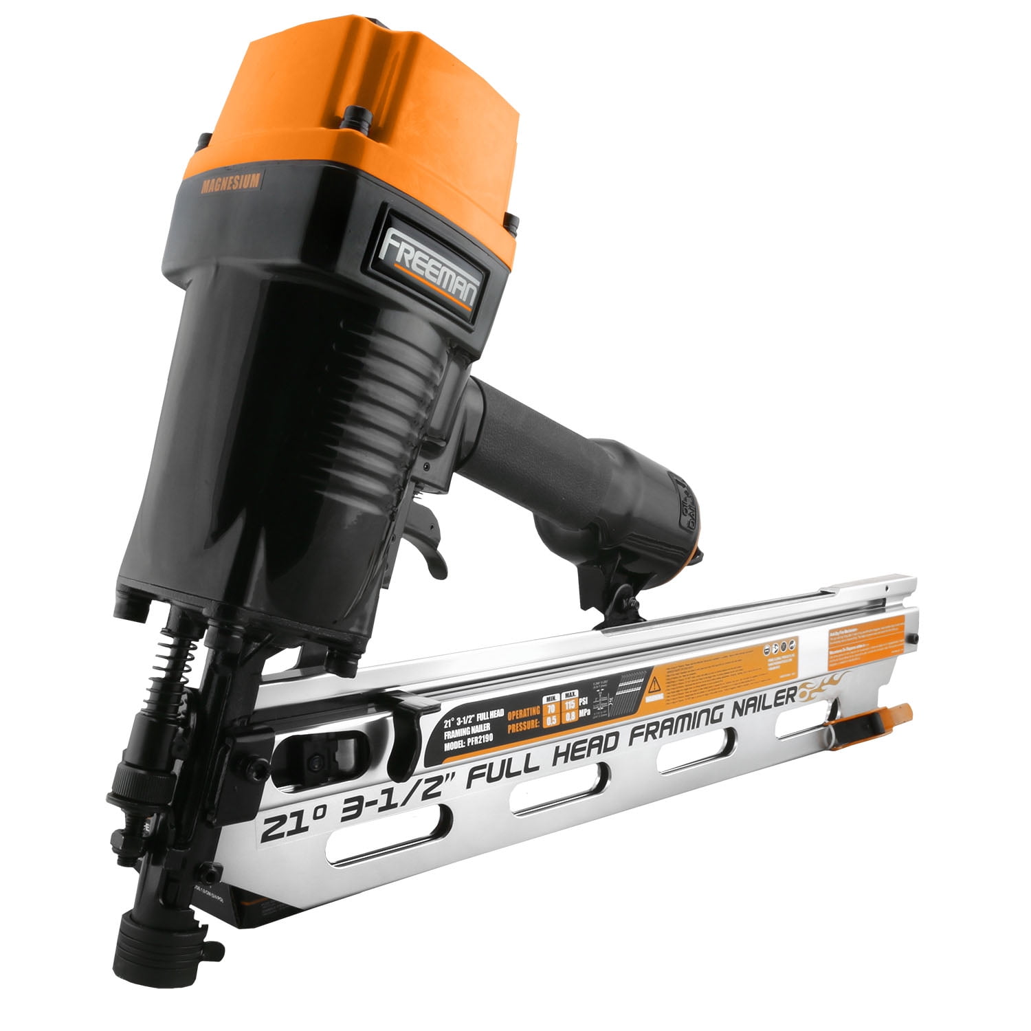 Freeman Pneumatic Framing and Finishing Nailer Kit (4-Piece Set) 8c8cx - Image 2
