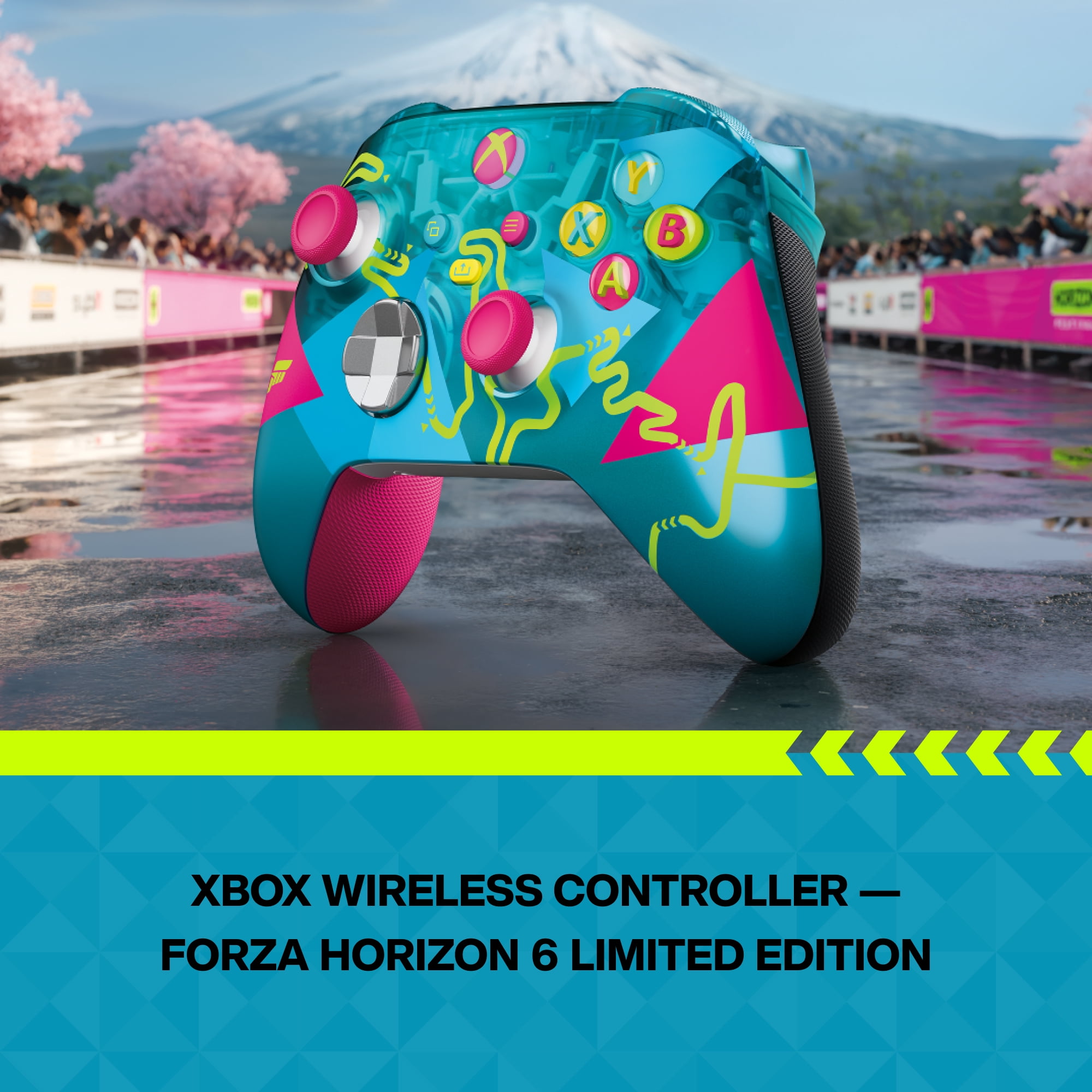 XBOX Wireless Controller Forza Horizon 6 Limited Edition for Series X|S and PC (Multi-Color) xjxlo