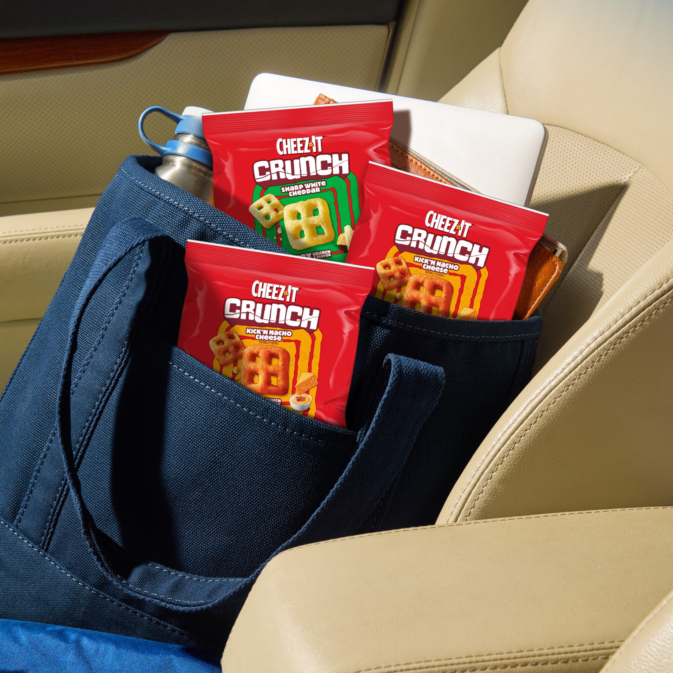 Cheez-It Crunch Variety Pack Baked Cheese Snacks (10 Count, 7.5 oz) ysjel