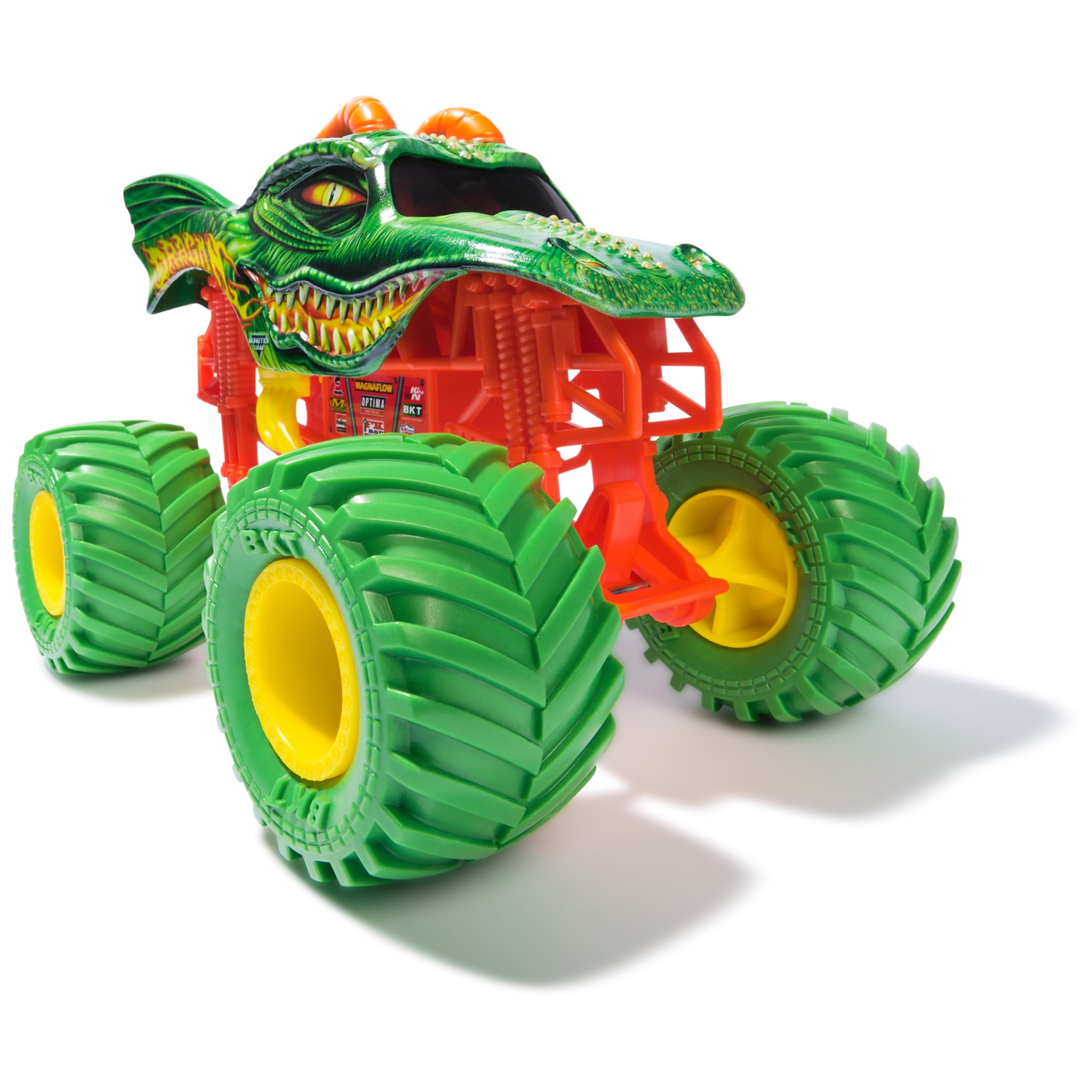 Monster Jam Official Dragon Monster Truck Die-Cast Vehicle (Blue, 1:24 Scale) s6w09