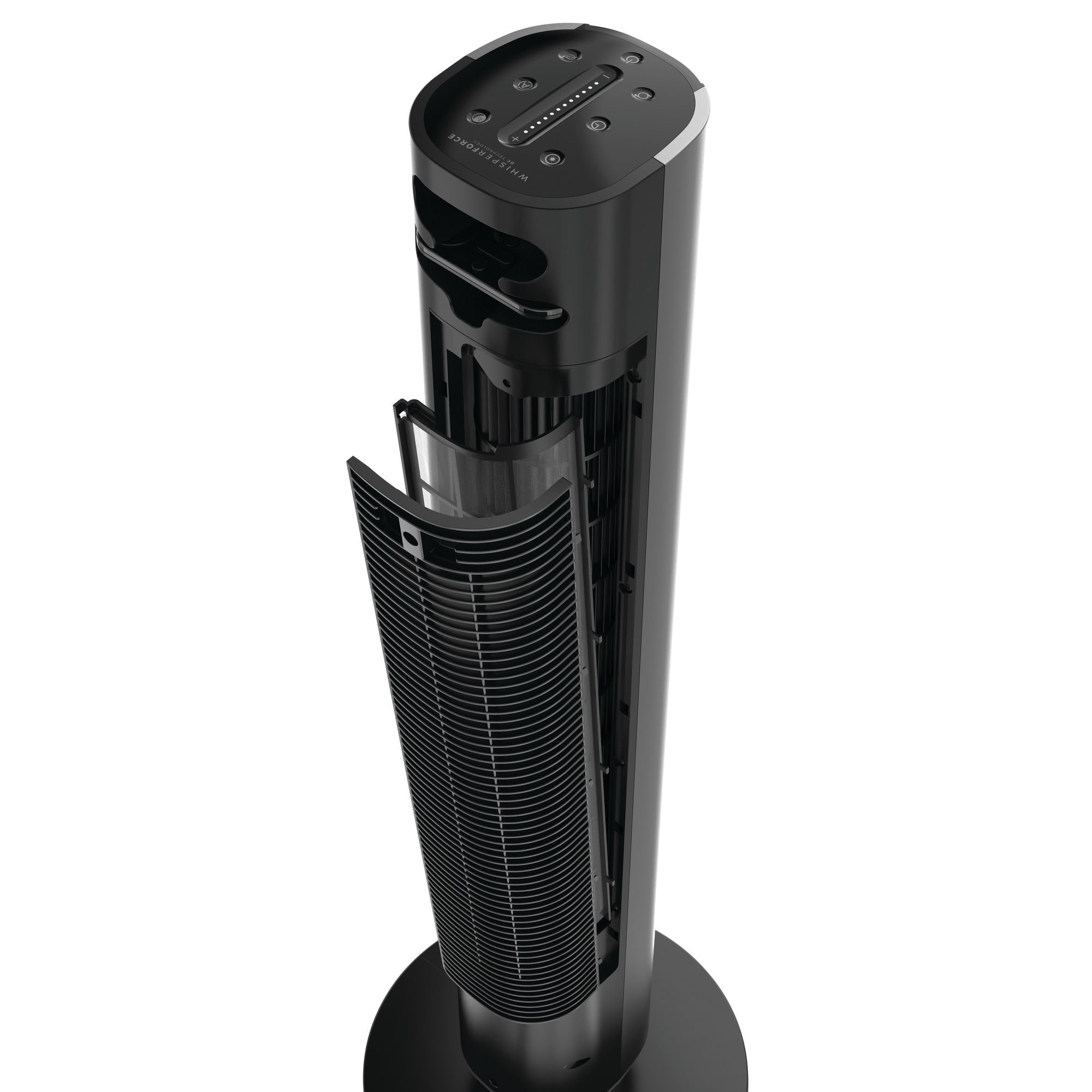 Lasko 40 in Quiet Oscillating Tower Fan with Remote Control and 12 Speeds (Black, 40 in) 7fgn0